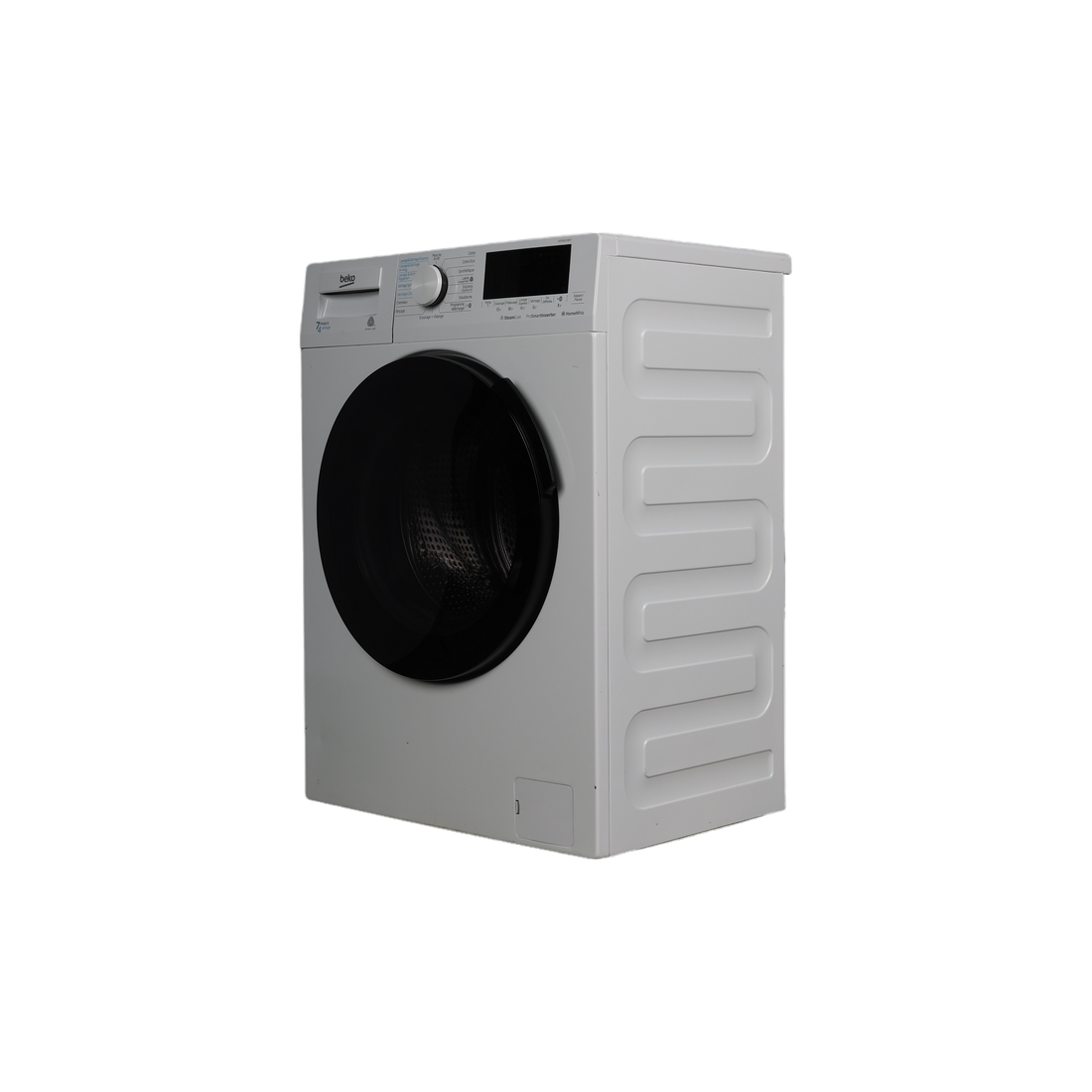 Lave-Linge Sechant 7 kg Reconditionné BEKO HTE7613YBST : vue du côté droit