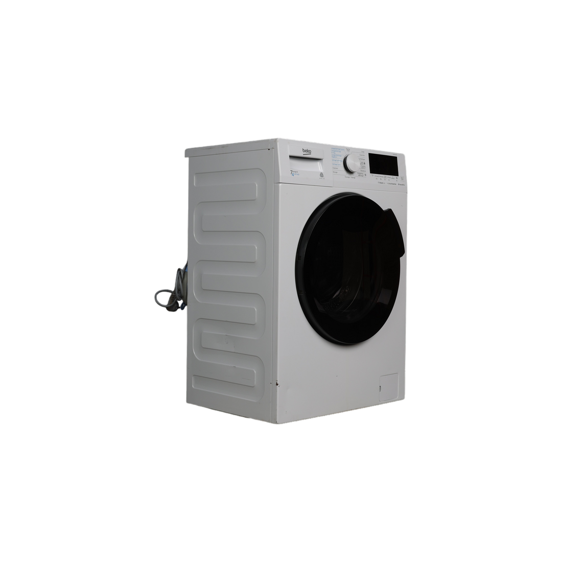 Lave-Linge Sechant 7 kg Reconditionné BEKO HTE7613YBST : vue du côté gauche