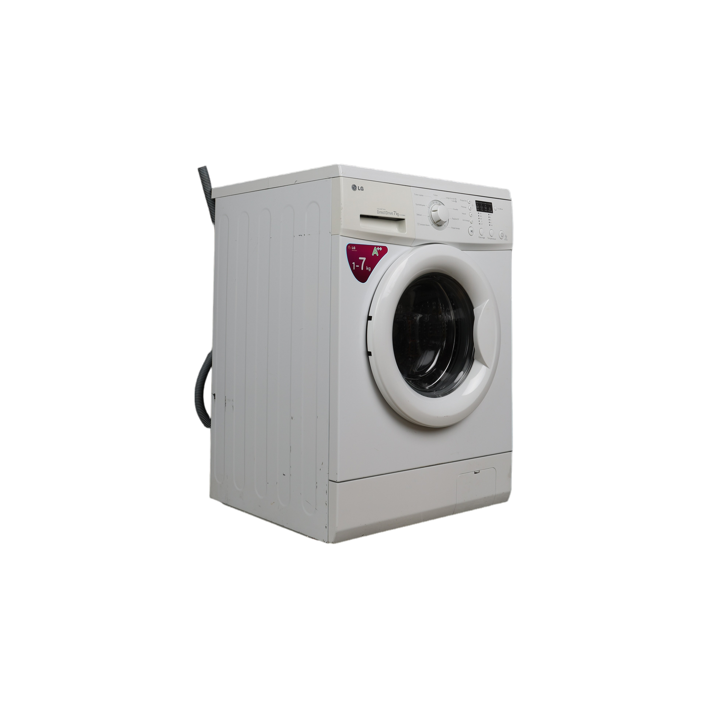 Lave-Linge Hublot 7 kg Reconditionné LG F72681WH : vue du côté gauche