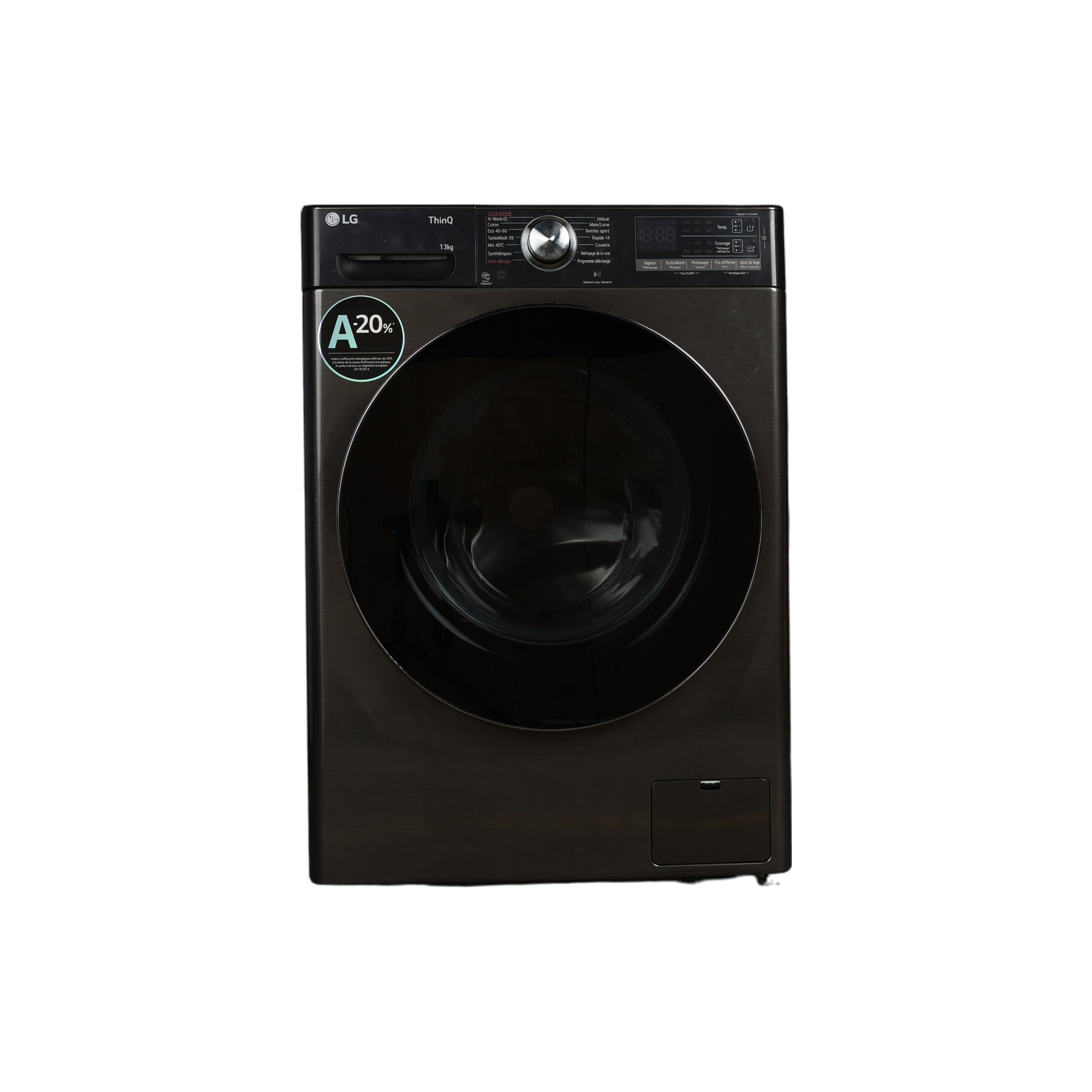 Lave-Linge Hublot 13 kg Reconditionné LG F34R92BSTA : vue de face