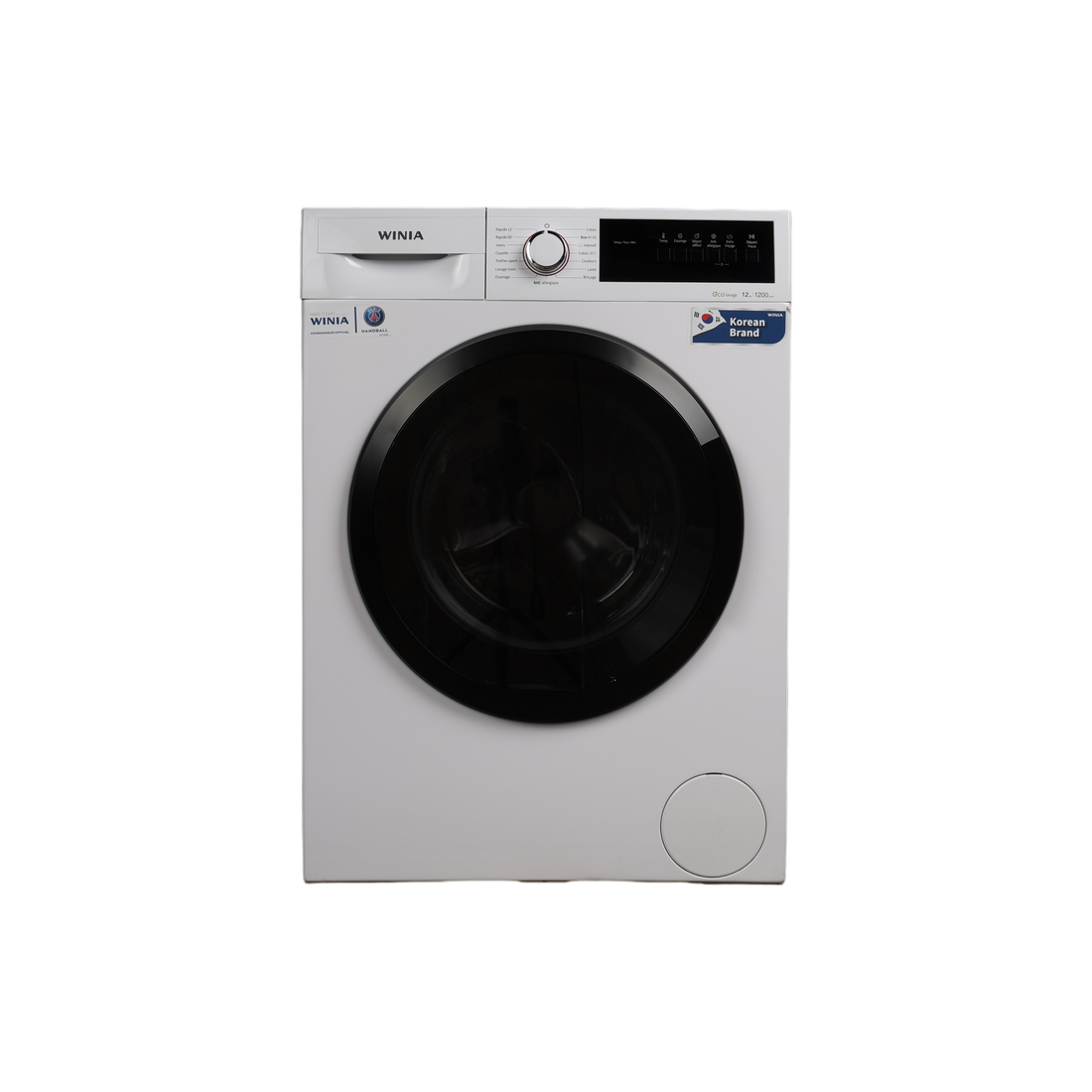 Lave-Linge Hublot 12 kg Reconditionné WINIA WVD-12T2WK12BPN : vue de face