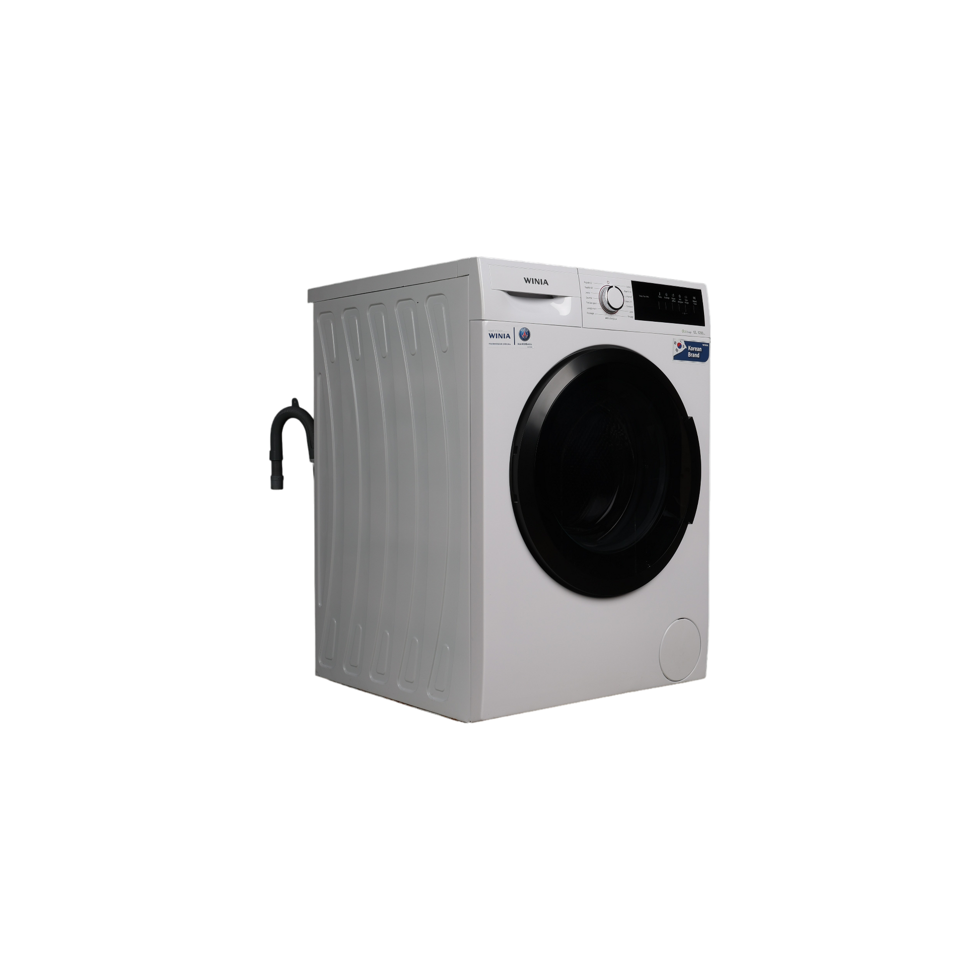Lave-Linge Hublot 12 kg Reconditionné WINIA WVD-12T2WK12BPN : vue du côté gauche