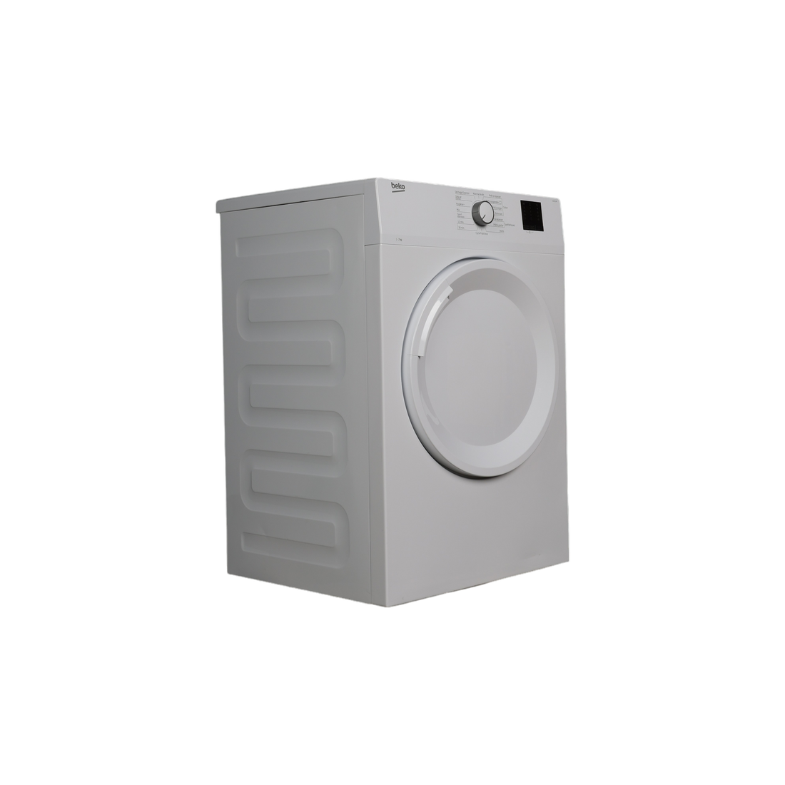 Seche-Linge Evacuation 7 kg Reconditionné BEKO DA7011PA : vue du côté gauche