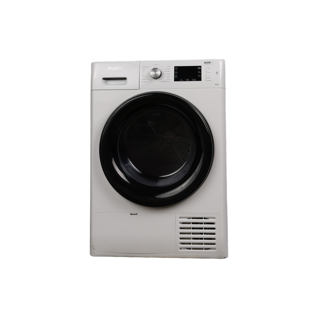 Seche-Linge Pompe À Chaleur 8 kg Reconditionné WHIRLPOOL FFTM228X3BFR : vue de face