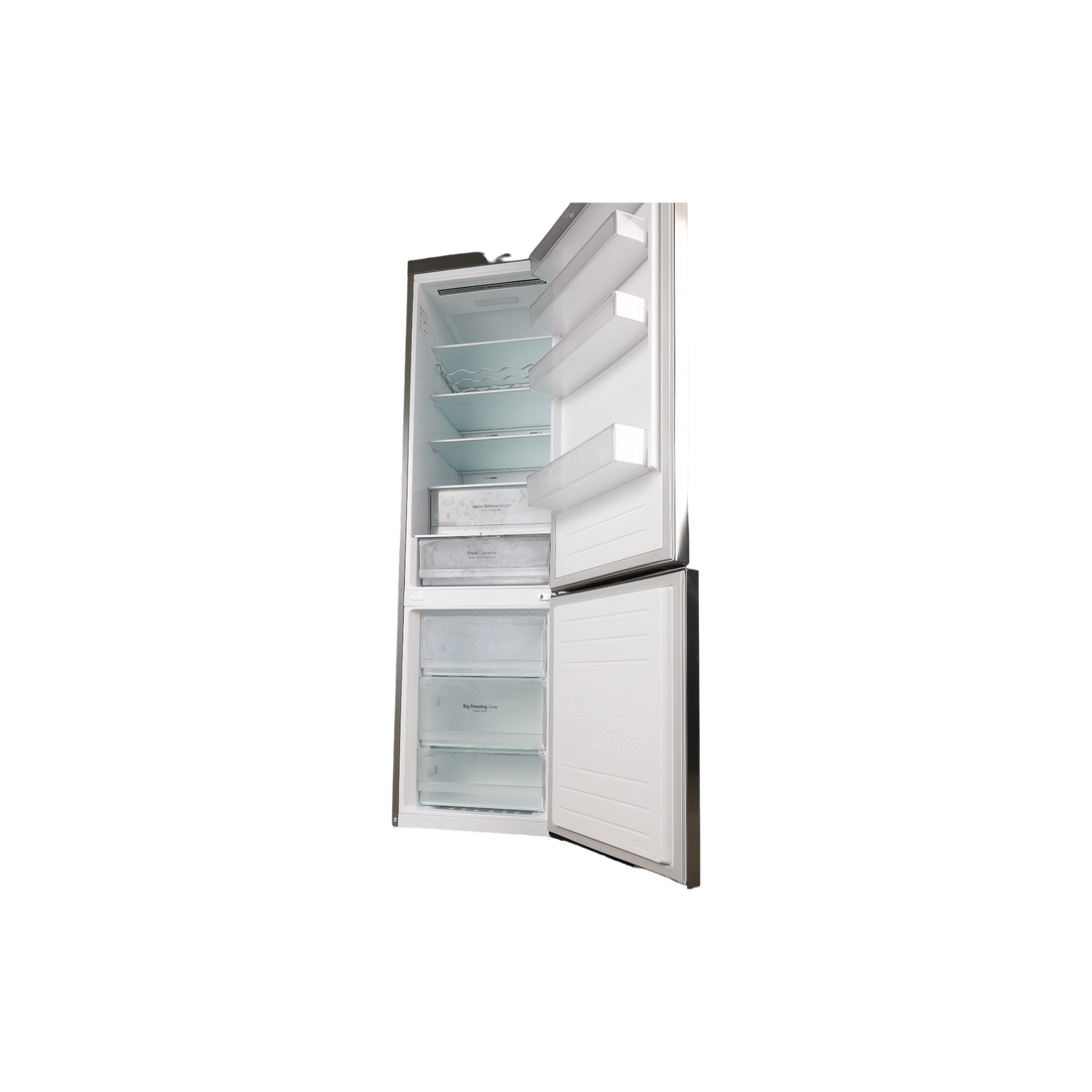 Réfrigérateur Avec Congélateur 384 L Reconditionné LG GBB62PZFFN : vue de l'intérieur