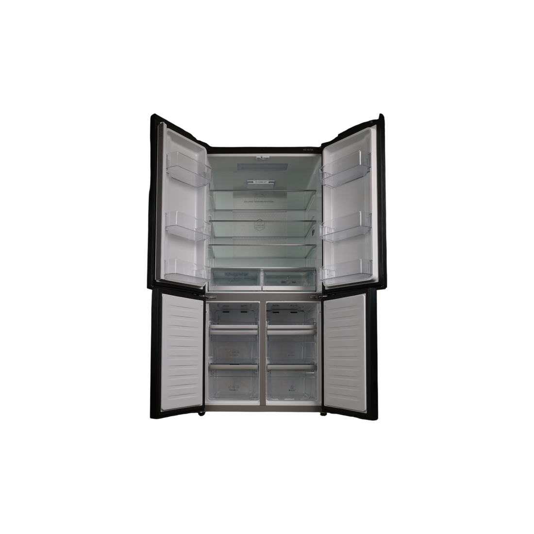 Réfrigérateur Multi-Portes 628 L Reconditionné HAIER HTF-610DSN7 : vue de l'intérieur