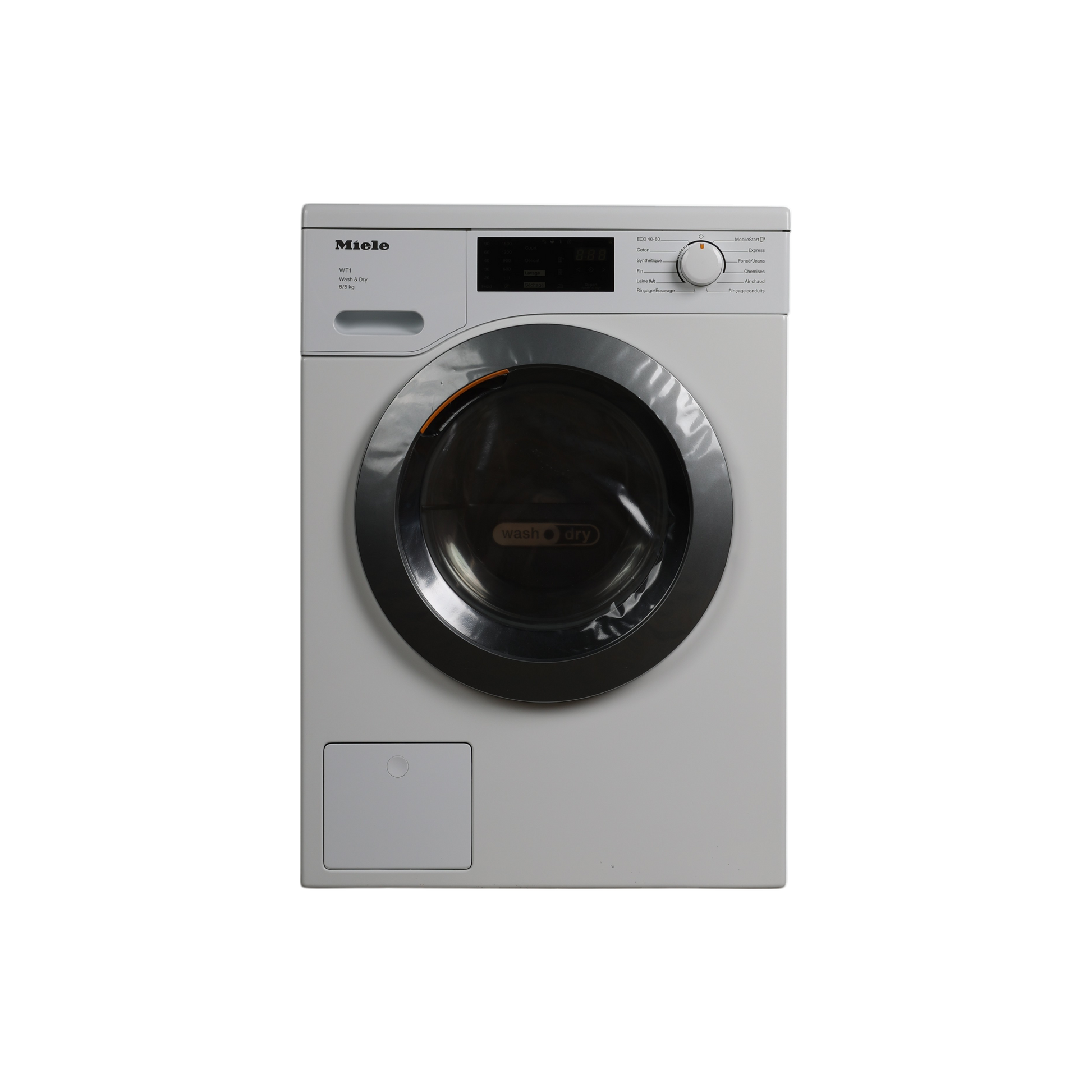 Lave-Linge Sechant 8 kg Reconditionné MIELE WTD 160 WCS : vue de face