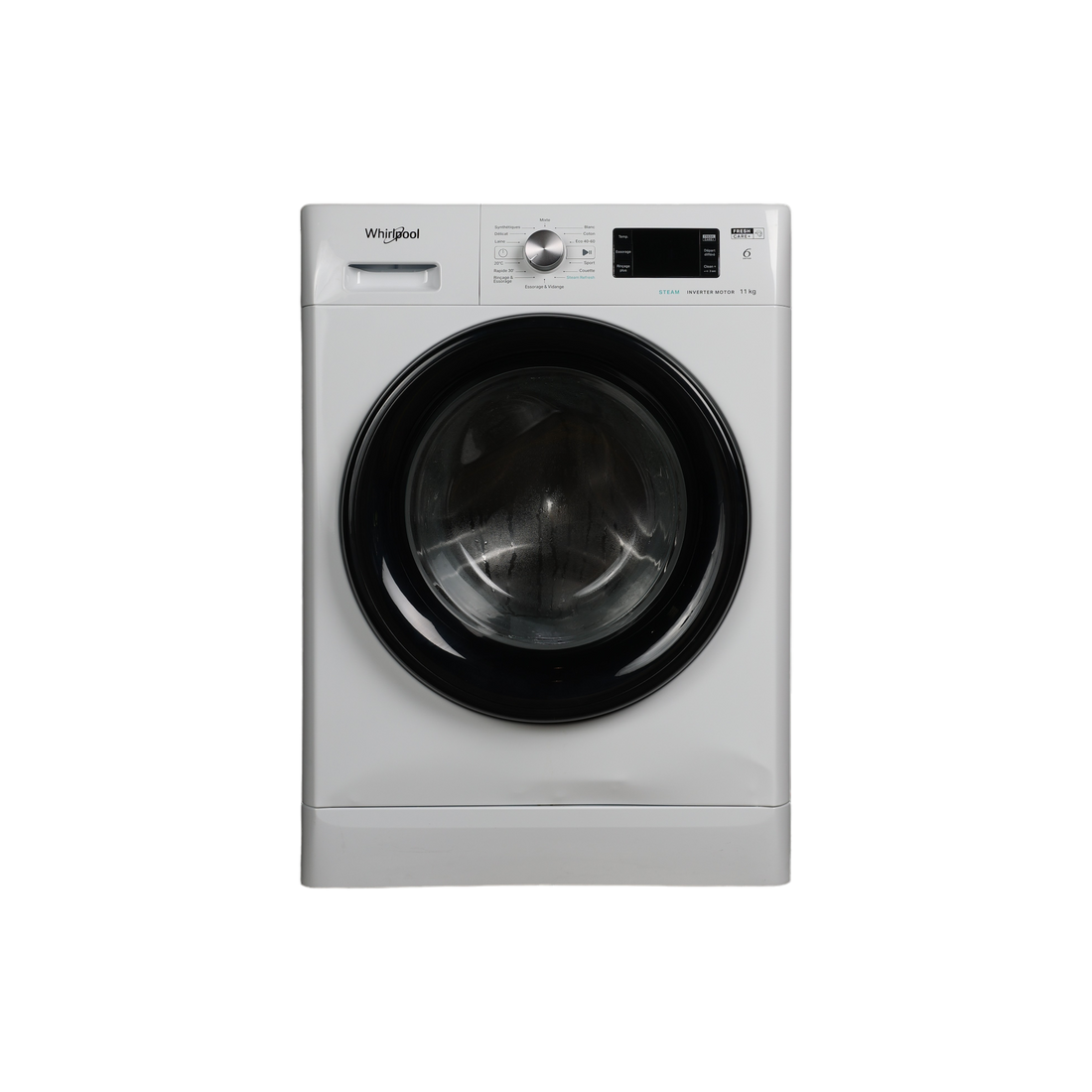 Lave-Linge Hublot 11 kg Reconditionné WHIRLPOOL FFBD11469BVFR : vue de face