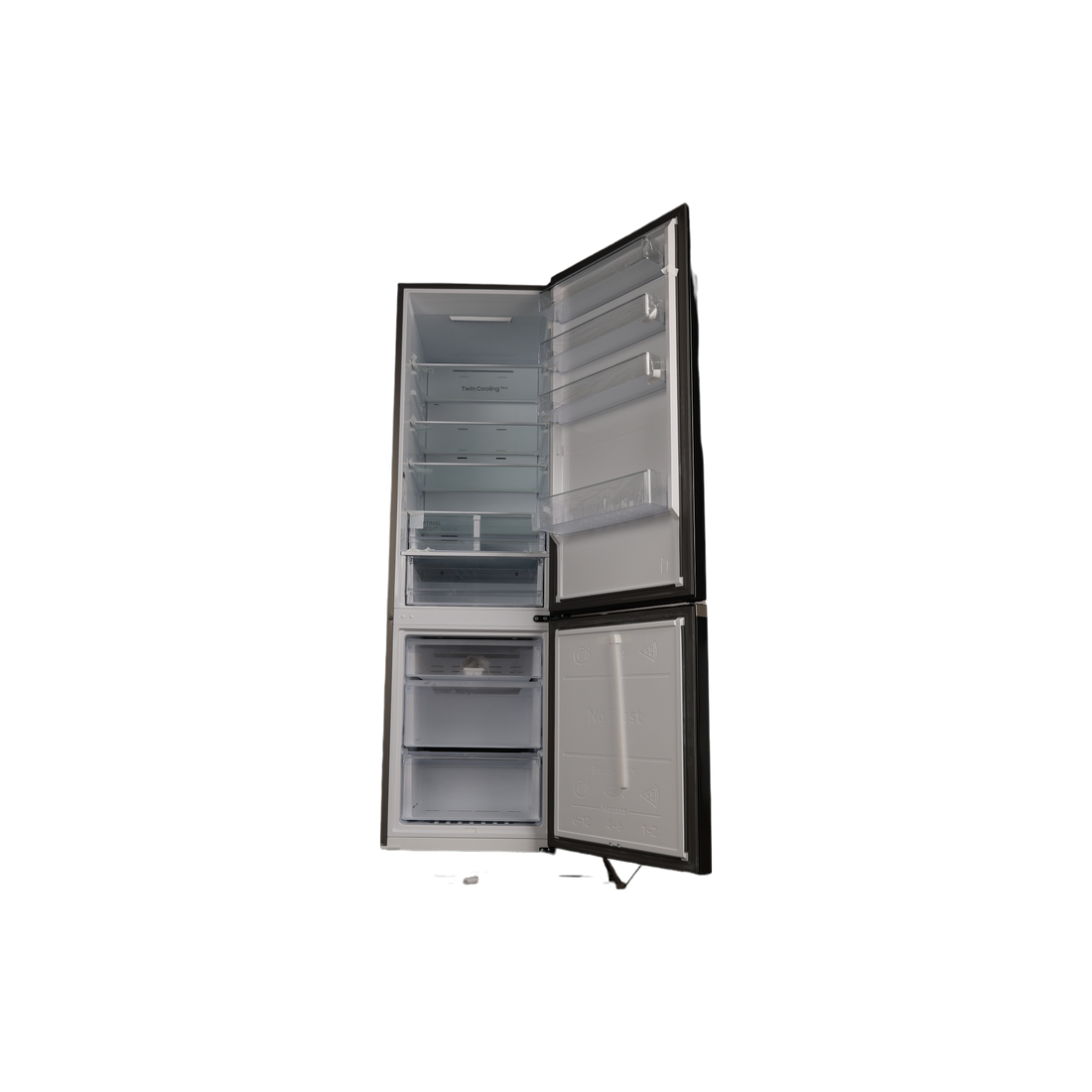 Réfrigérateur Avec Congélateur 387 L Reconditionné SAMSUNG RB38C607AB1 : vue de l'intérieur