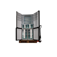 Réfrigérateur Américain 528 L Reconditionné HAIER HCR5919ENMB : vue de l'intérieur