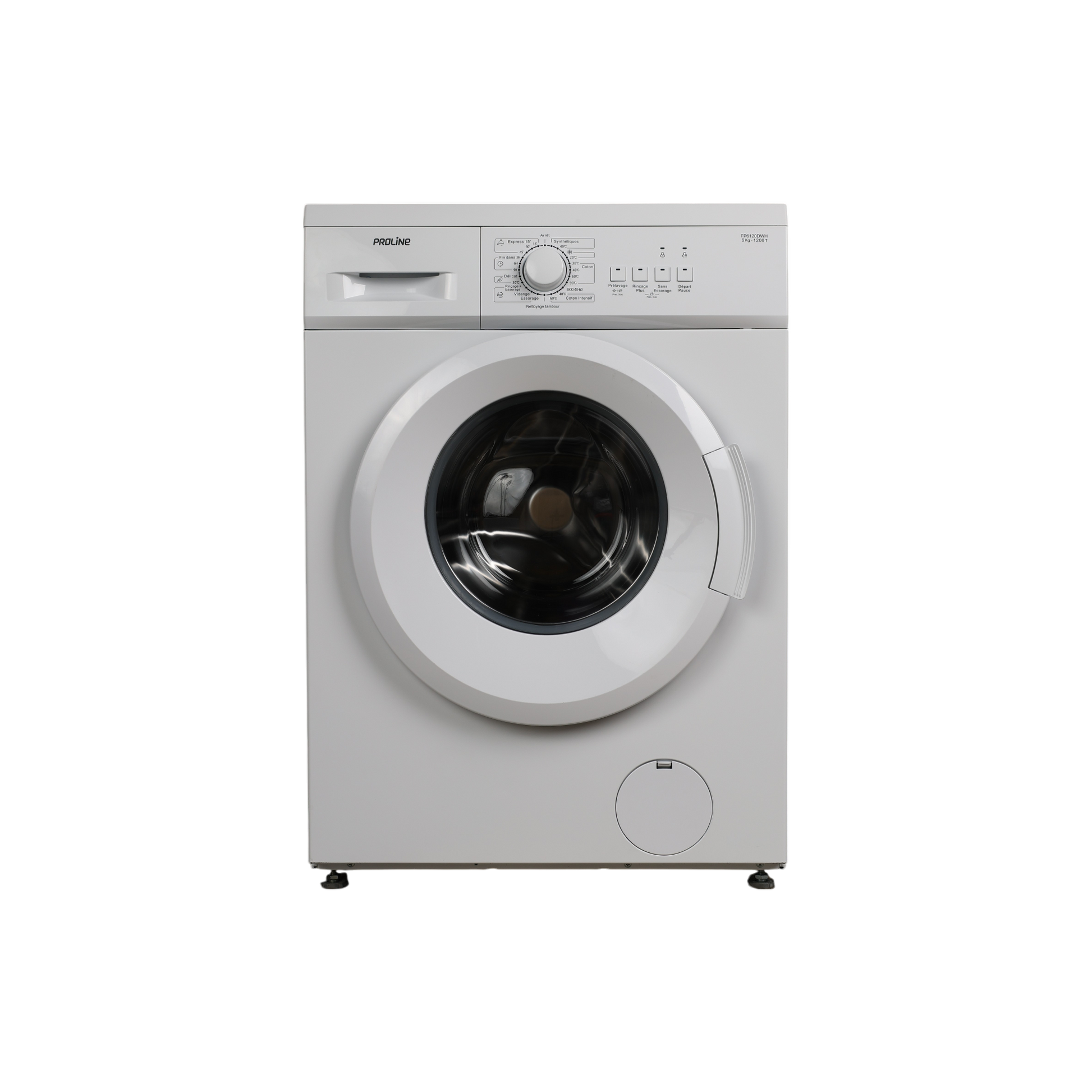 Lave-Linge Hublot 6 kg Reconditionné PROLINE FP6120DWH : vue de face