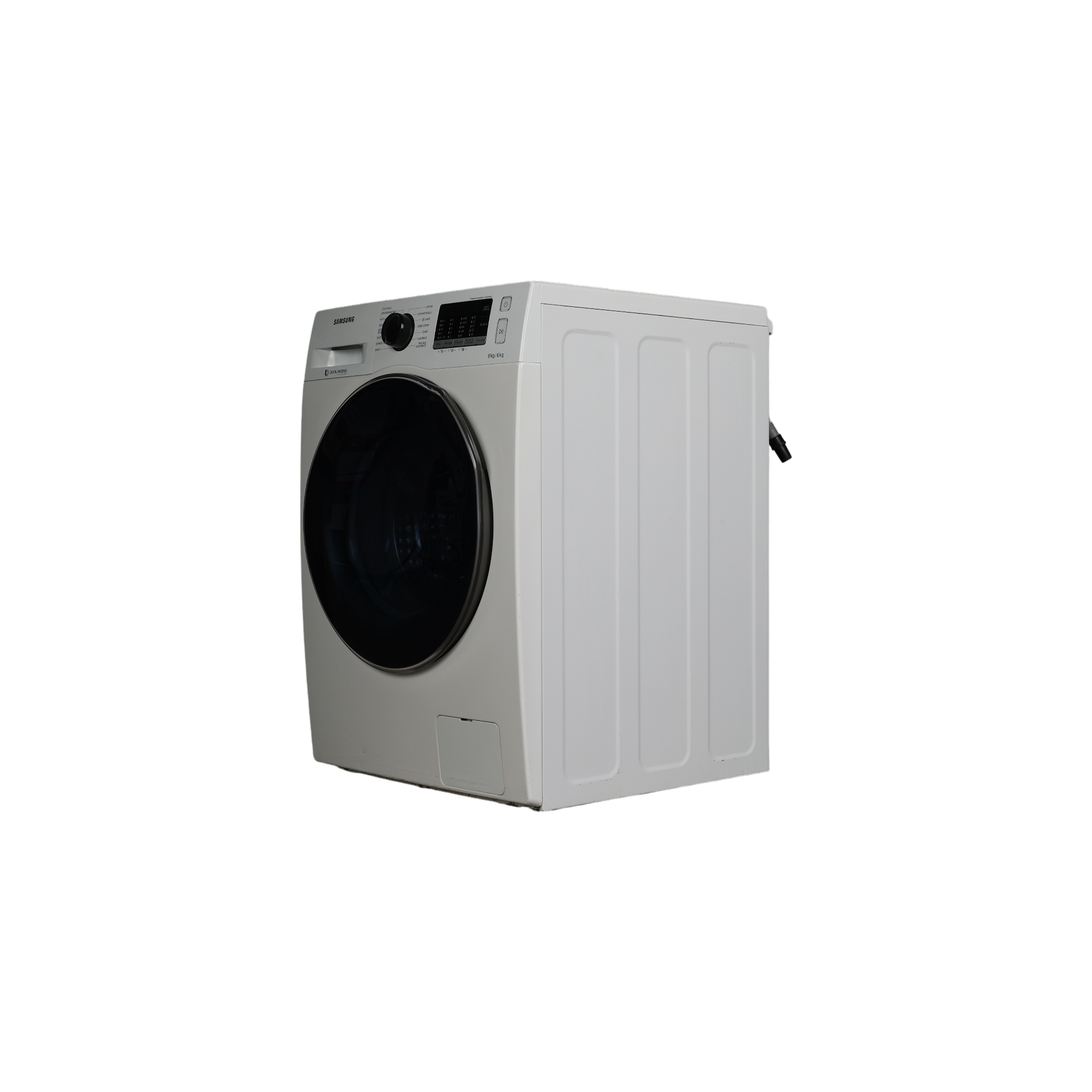 Lave-Linge Sechant 8 kg Reconditionné SAMSUNG WD80J5430AW : vue du côté droit