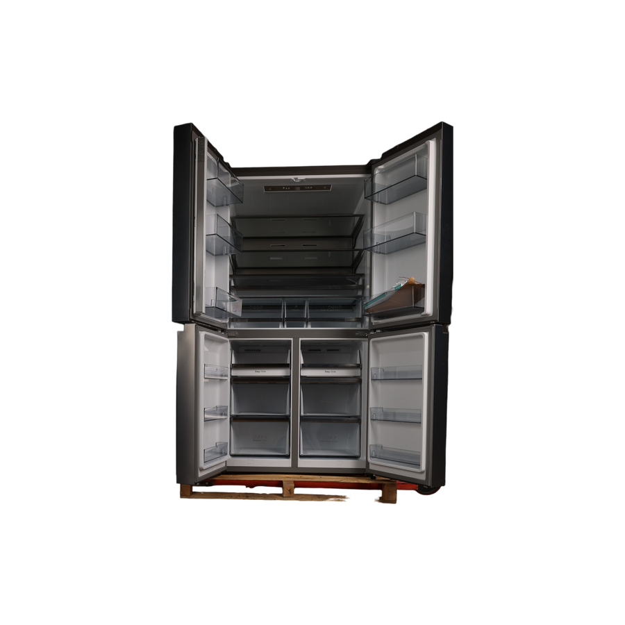 Réfrigérateur Multi-Portes 609 L Reconditionné HISENSE RQ758N4SBSE : vue de l'intérieur