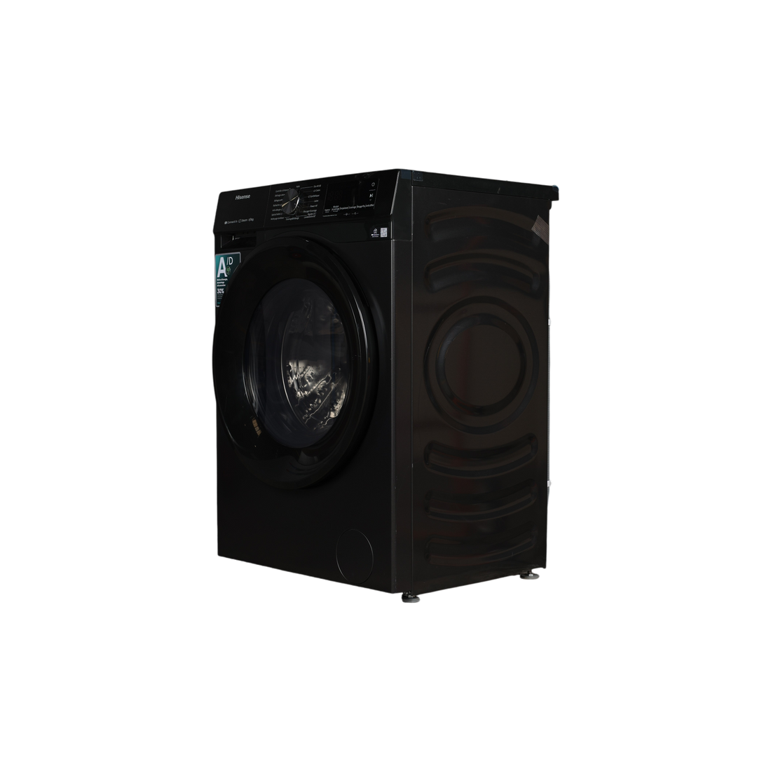 Lave-Linge Sechant 8 kg Reconditionné HISENSE WD3S8043BB3 : vue du côté droit