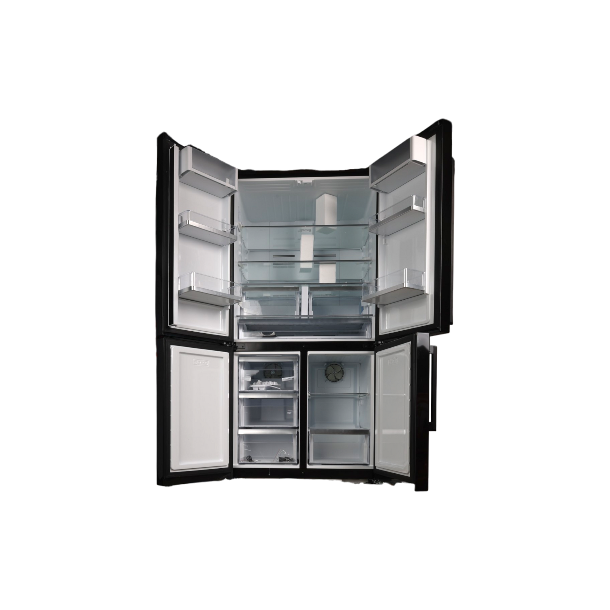 Réfrigérateur Multi-Portes 572 L Reconditionné SMEG FQ60NDE : vue de l'intérieur