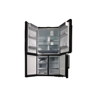 Réfrigérateur Multi-Portes 572 L Reconditionné SMEG FQ60NDE : vue de l'intérieur