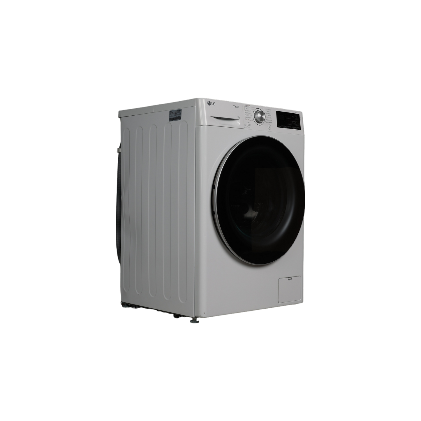 Lave-Linge Hublot 11 kg Reconditionné LG F14R31WHSA : vue du côté gauche