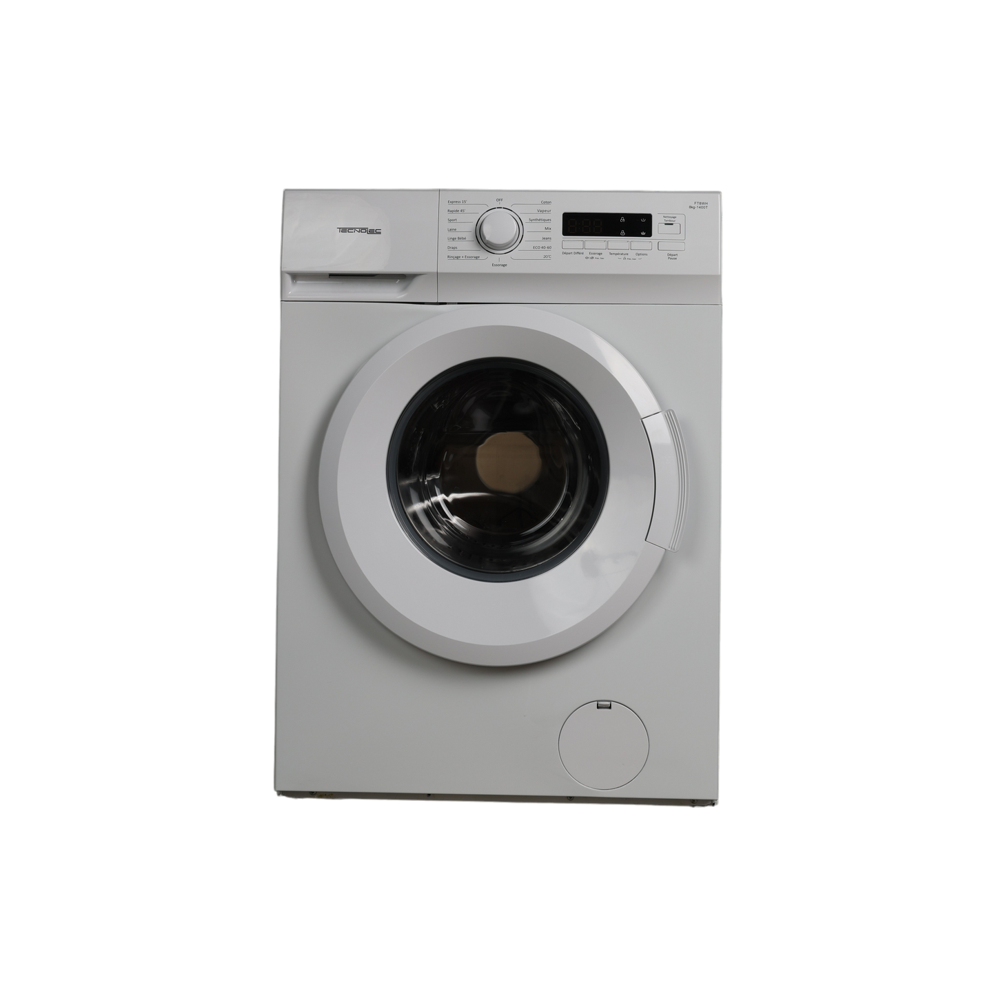 Lave-Linge Hublot 8 kg Reconditionné TECNOLEC FT8WH : vue de face