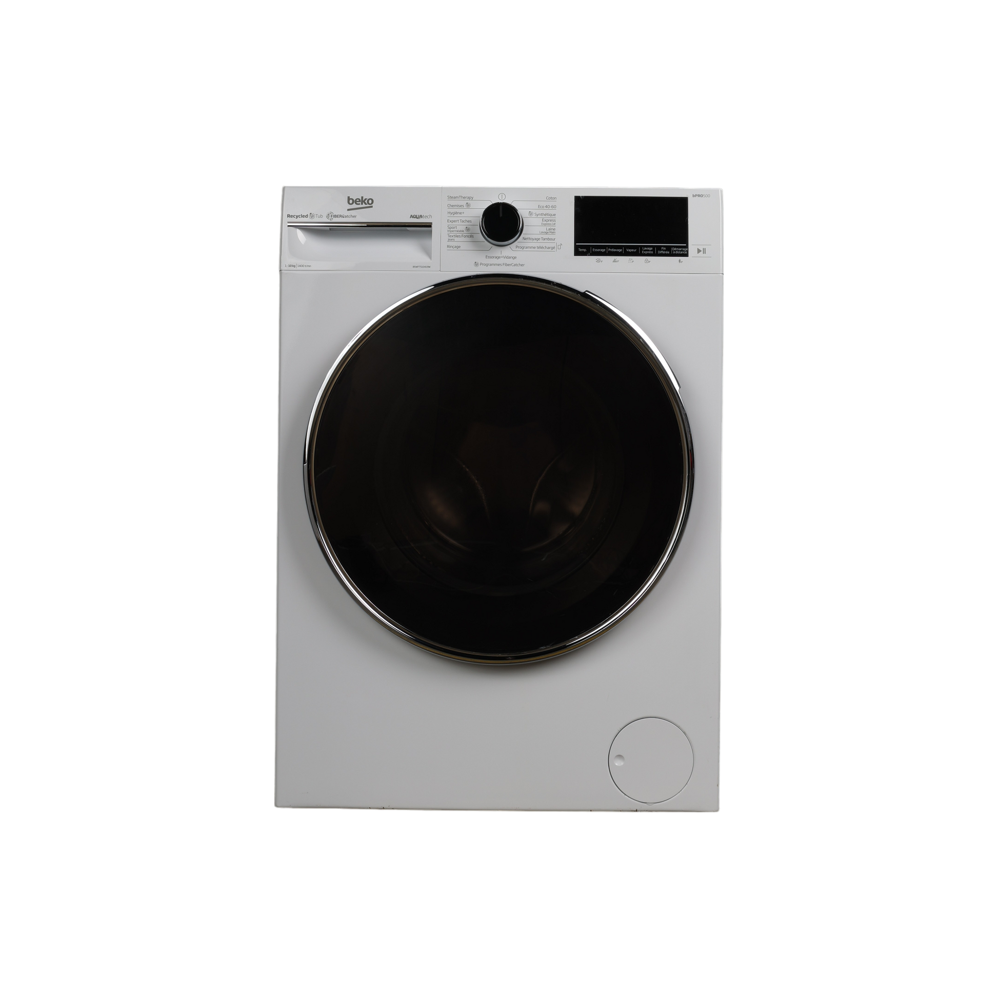 Lave-Linge Hublot 10 kg Reconditionné BEKO B5WFT510419W : vue de face