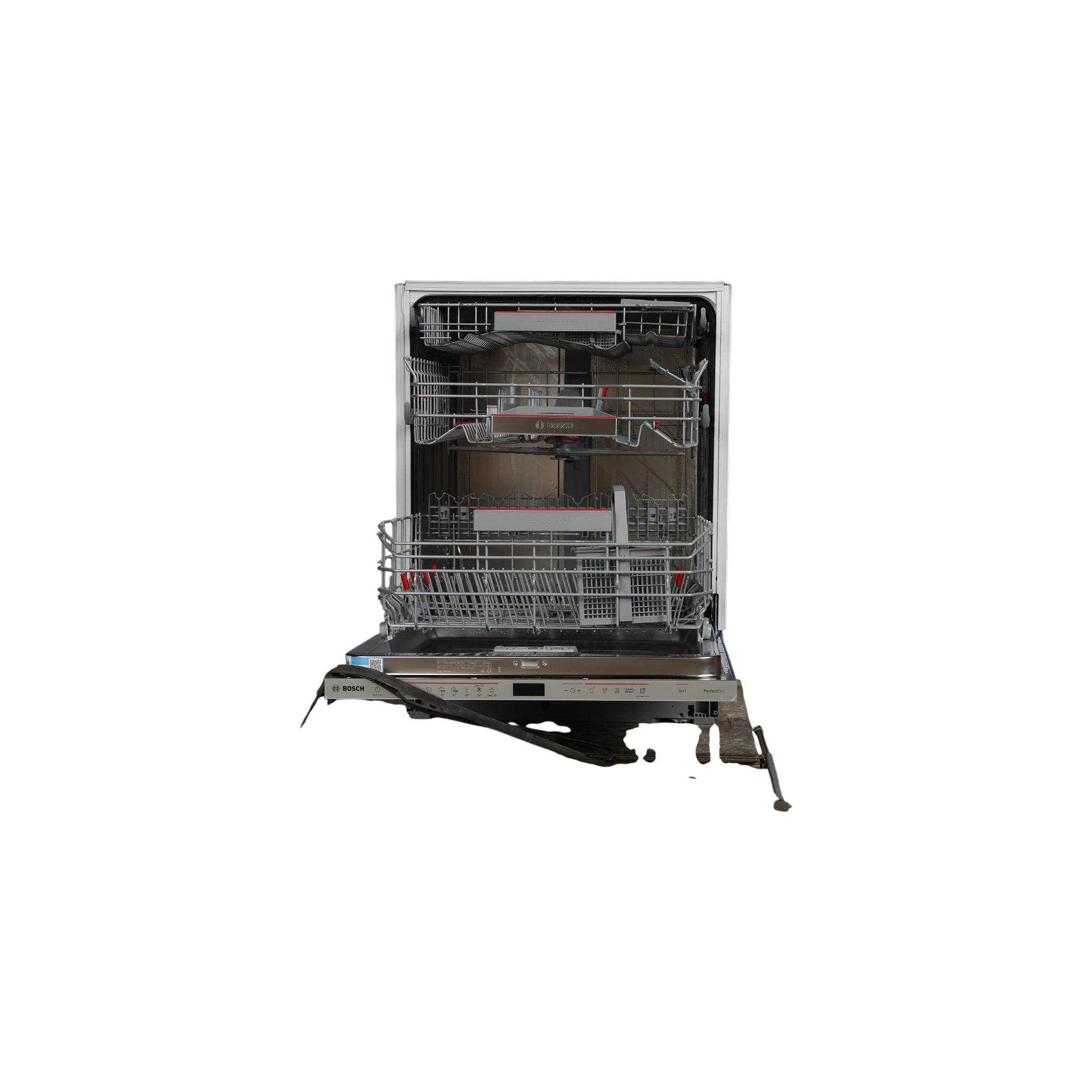 Lave-Vaisselle Encastrable 13 Cvts Reconditionné BOSCH SMV6ZDX16E : vue de l'intérieur