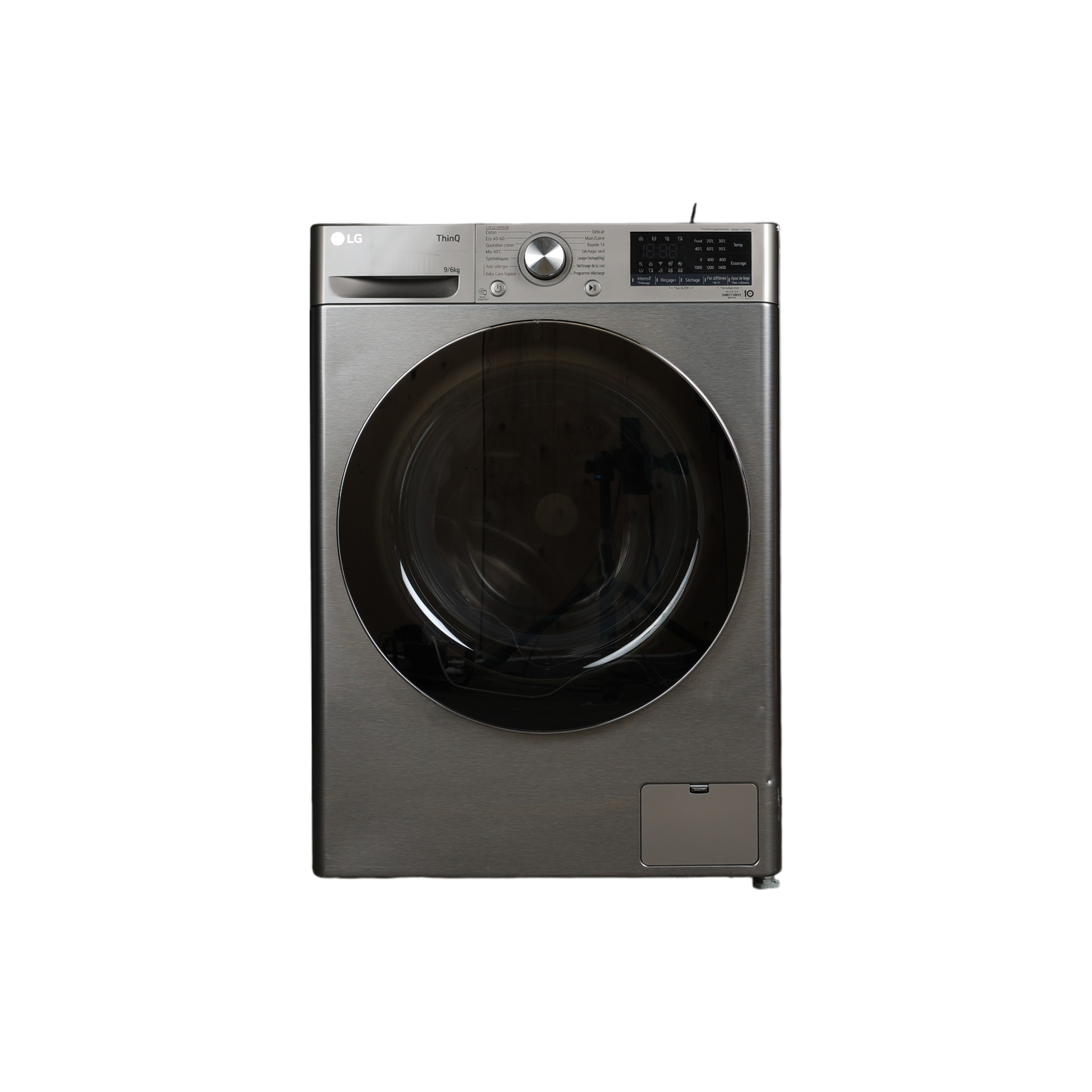 Lave-Linge Sechant 9 kg Reconditionné LG F964V42IXRS : vue de face