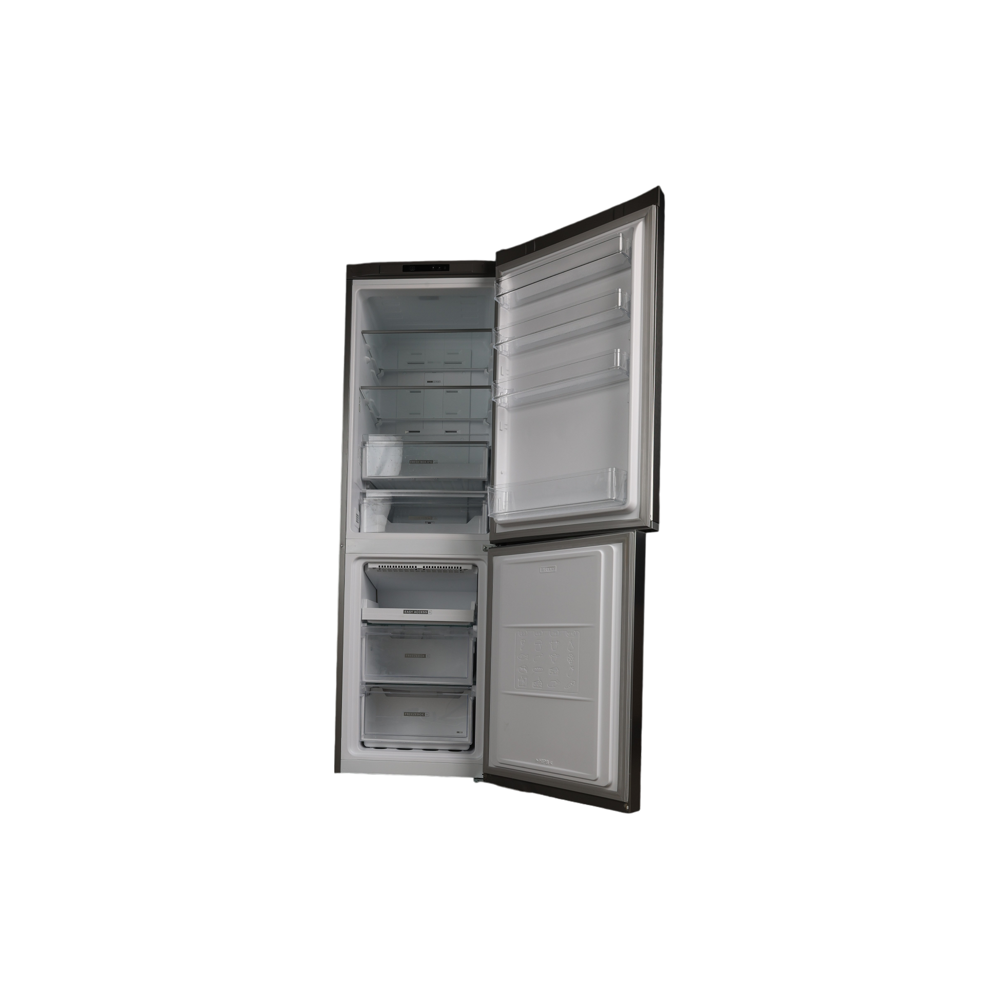 Réfrigérateur Avec Congélateur 338 L Reconditionné WHIRLPOOL W7811IOX : vue de l'intérieur