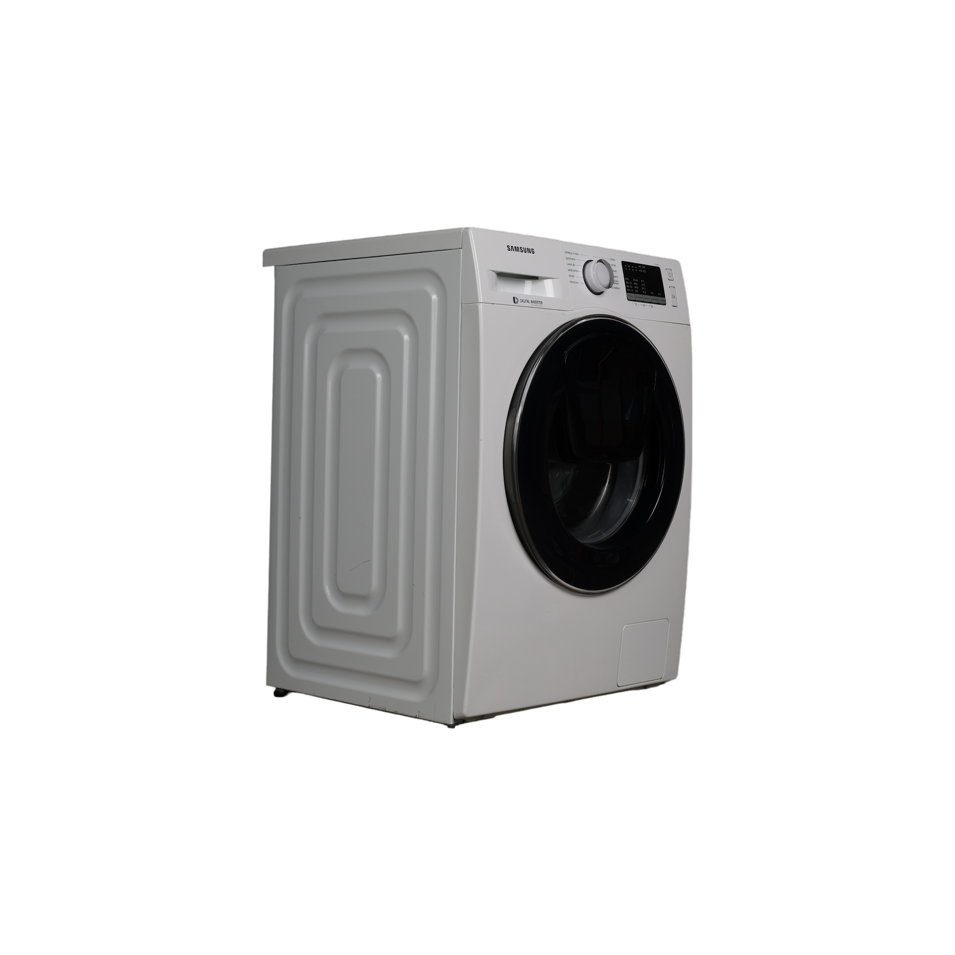 Lave-Linge Hublot 9 kg Reconditionné SAMSUNG WW90K4430YW : vue du côté gauche