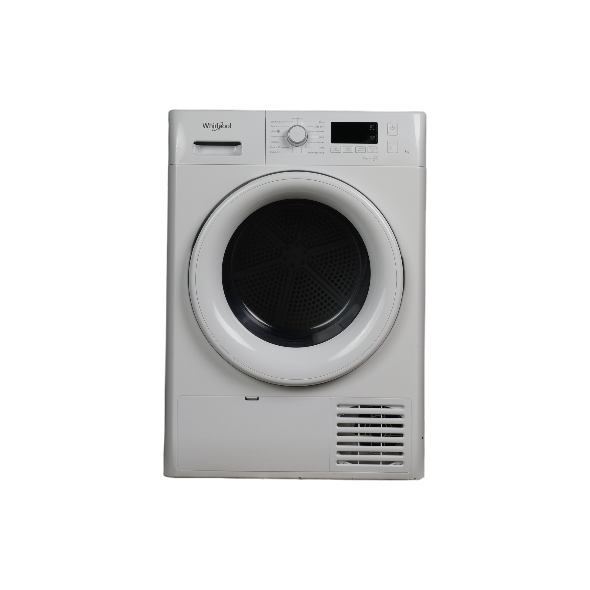 Seche-Linge Pompe À Chaleur 8 kg Reconditionné WHIRLPOOL FTM1182FR : vue de face