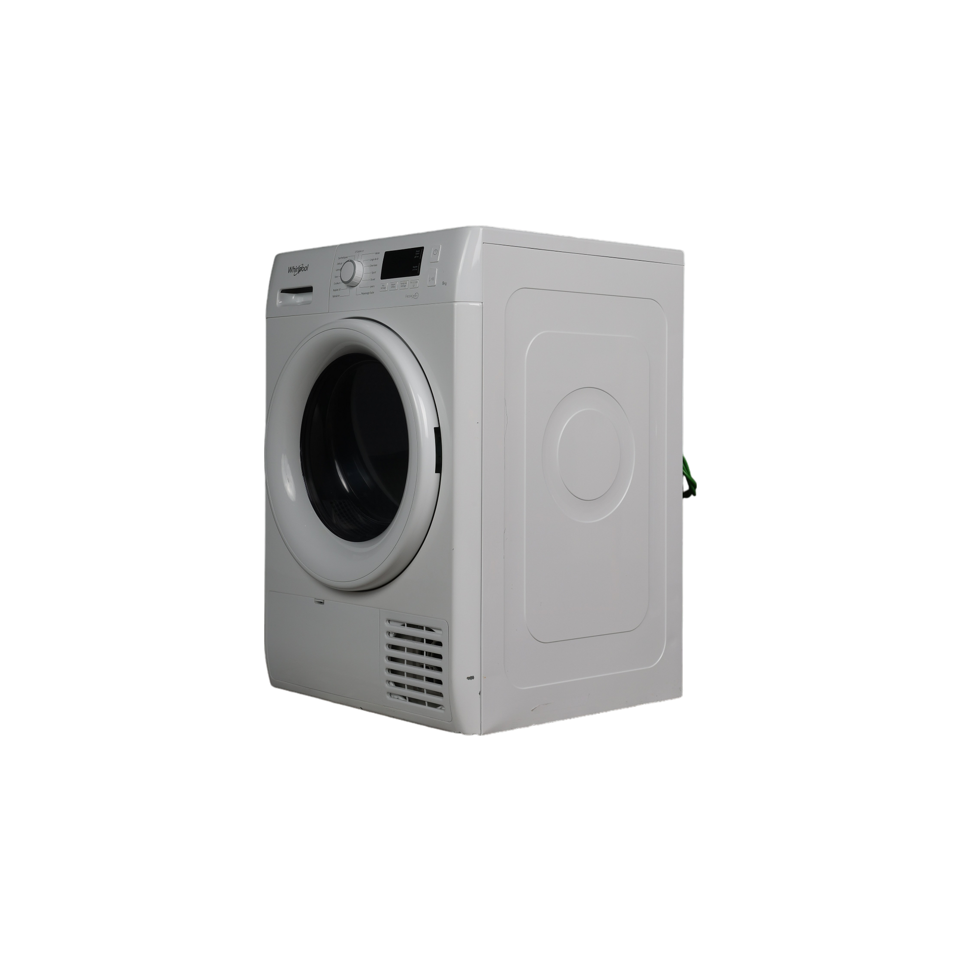 Seche-Linge Pompe À Chaleur 8 kg Reconditionné WHIRLPOOL FTM1182FR : vue du côté droit