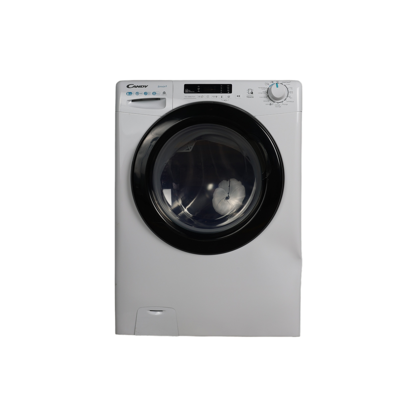 Lave-Linge Sechant 8 kg Reconditionné CANDY CSWS4852DWB4-47 : vue de face