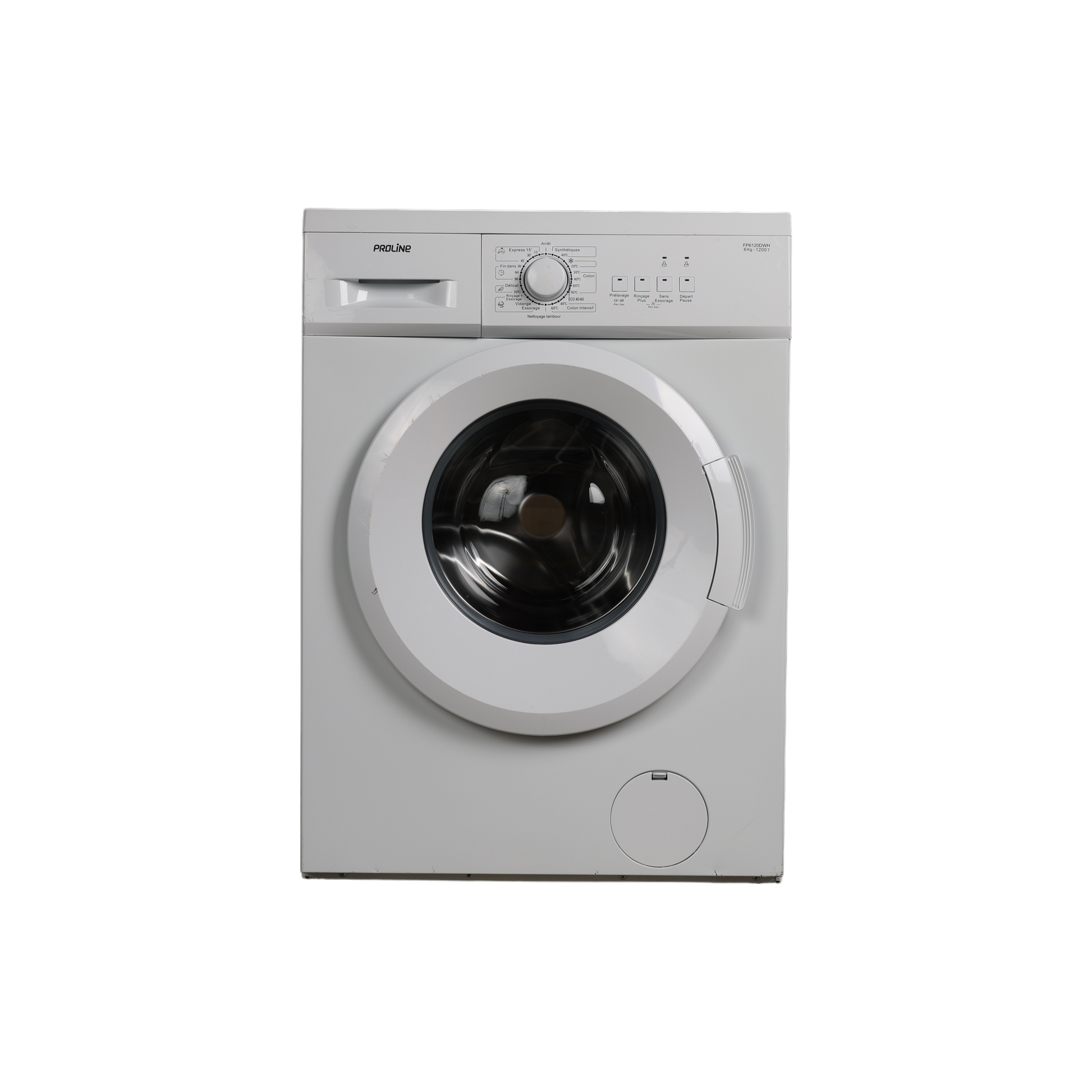 Lave-Linge Hublot 6 kg Reconditionné PROLINE FP6120DWH : vue de face