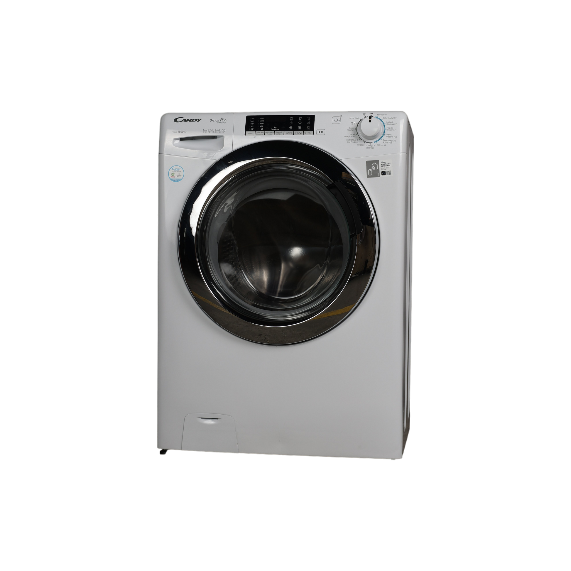 Lave-Linge Hublot 9 kg Reconditionné CANDY CSO 596TWMC/1-S : vue de face