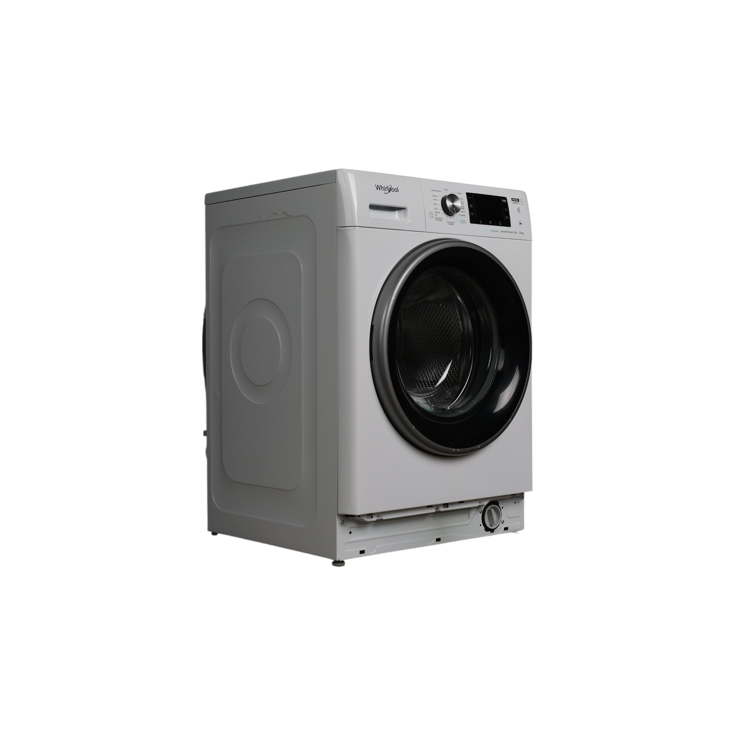 Lave-Linge Hublot 9 kg Reconditionné WHIRLPOOL FFDD9469BSVFR : vue du côté gauche