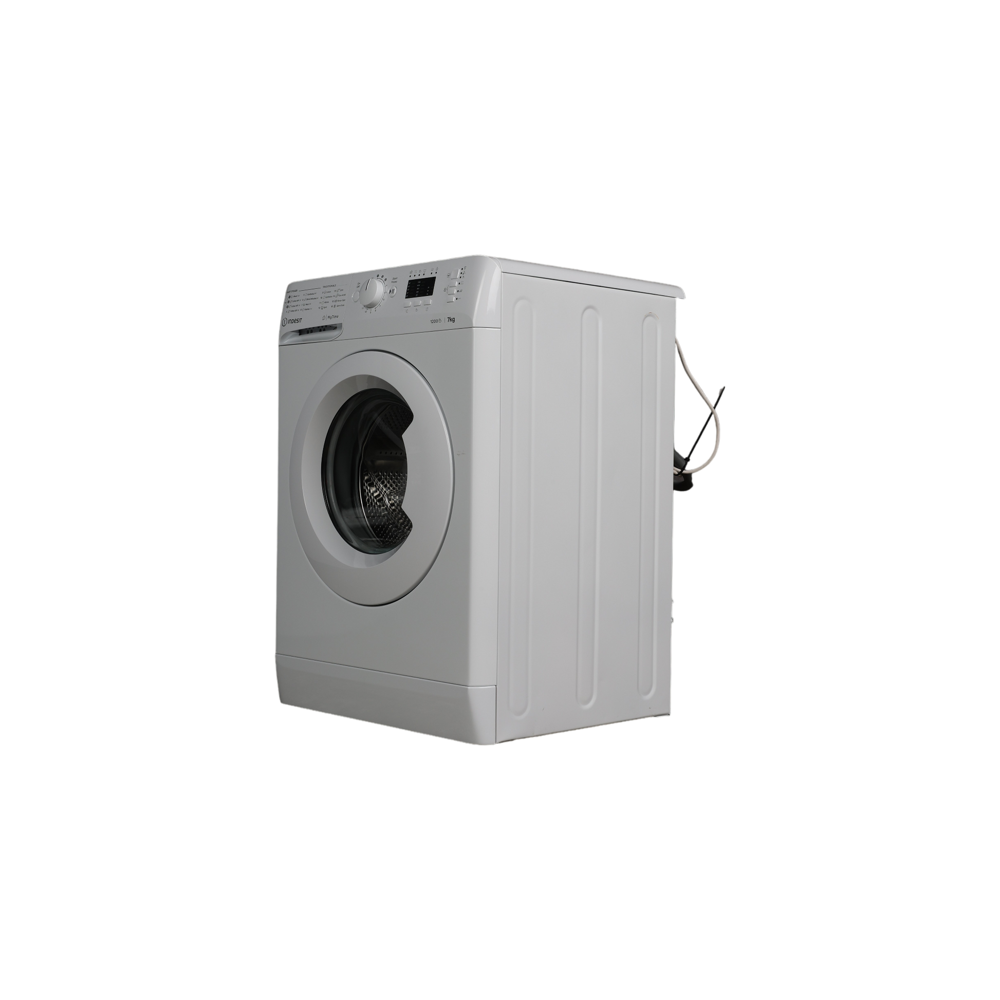 Lave-Linge Hublot 7 kg Reconditionné INDESIT MTWA71252WEE : vue du côté droit