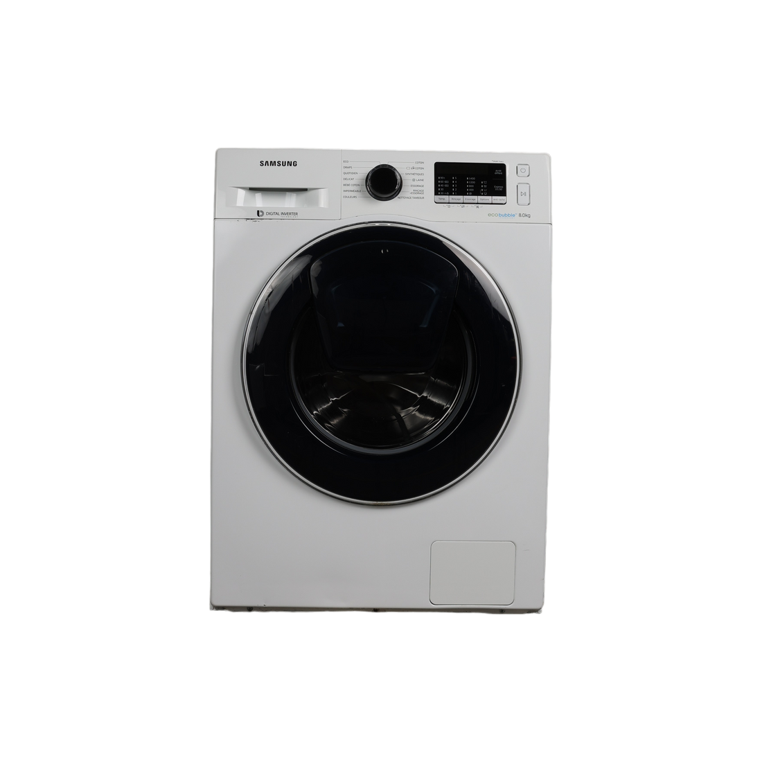 Lave-Linge Hublot 8 kg Reconditionné SAMSUNG WW80K5410UW : vue de face