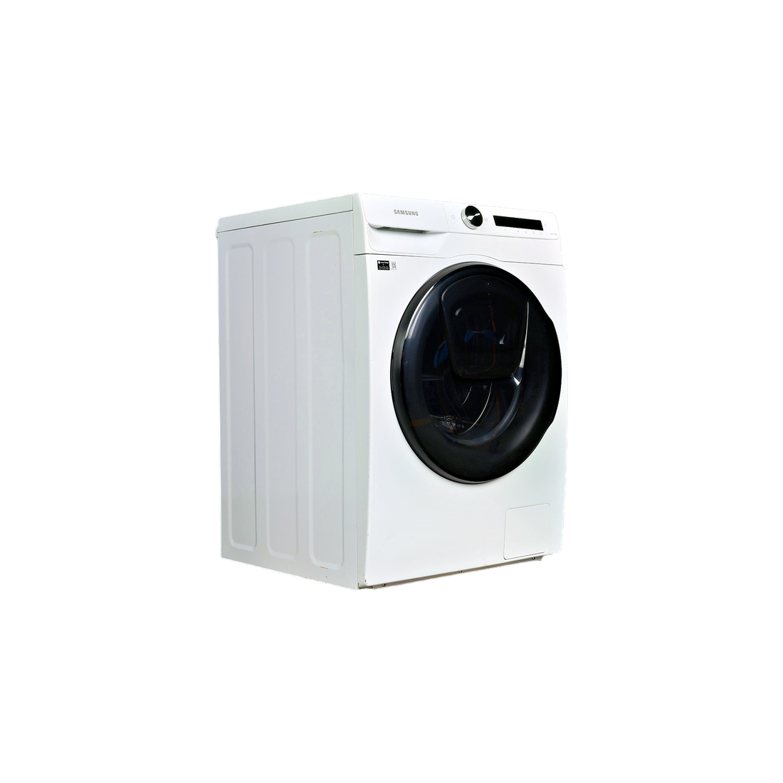 Lave-Linge Sechant 8 kg Reconditionné SAMSUNG WD80T554DBW : vue du côté gauche