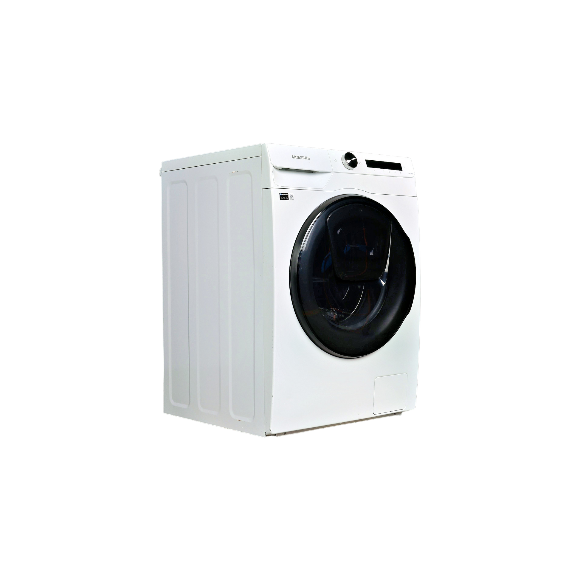 Lave-Linge Sechant 8 kg Reconditionné SAMSUNG WD80T554DBW : vue du côté gauche
