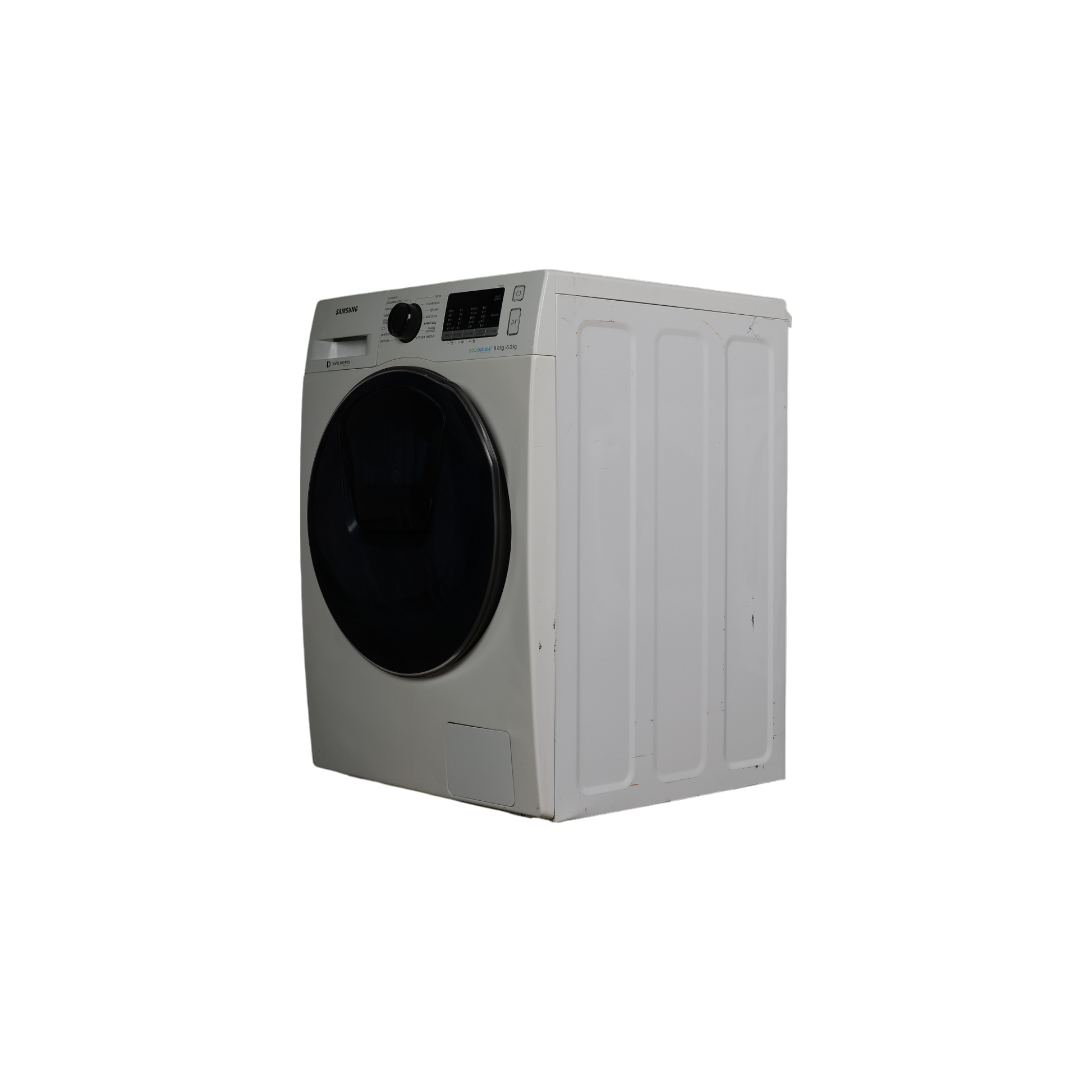 Lave-Linge Sechant 8 kg Reconditionné SAMSUNG WD80K5B10OW : vue du côté droit