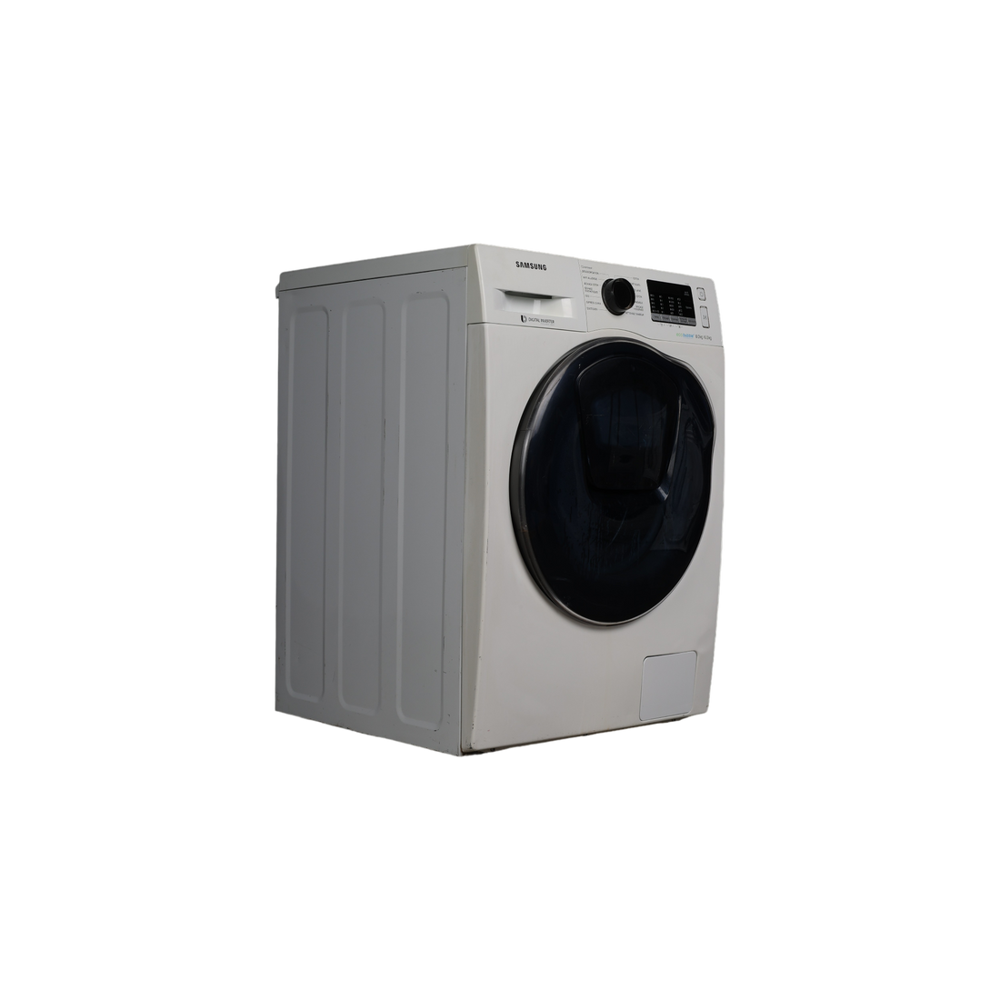 Lave-Linge Sechant 8 kg Reconditionné SAMSUNG WD80K5B10OW : vue du côté gauche