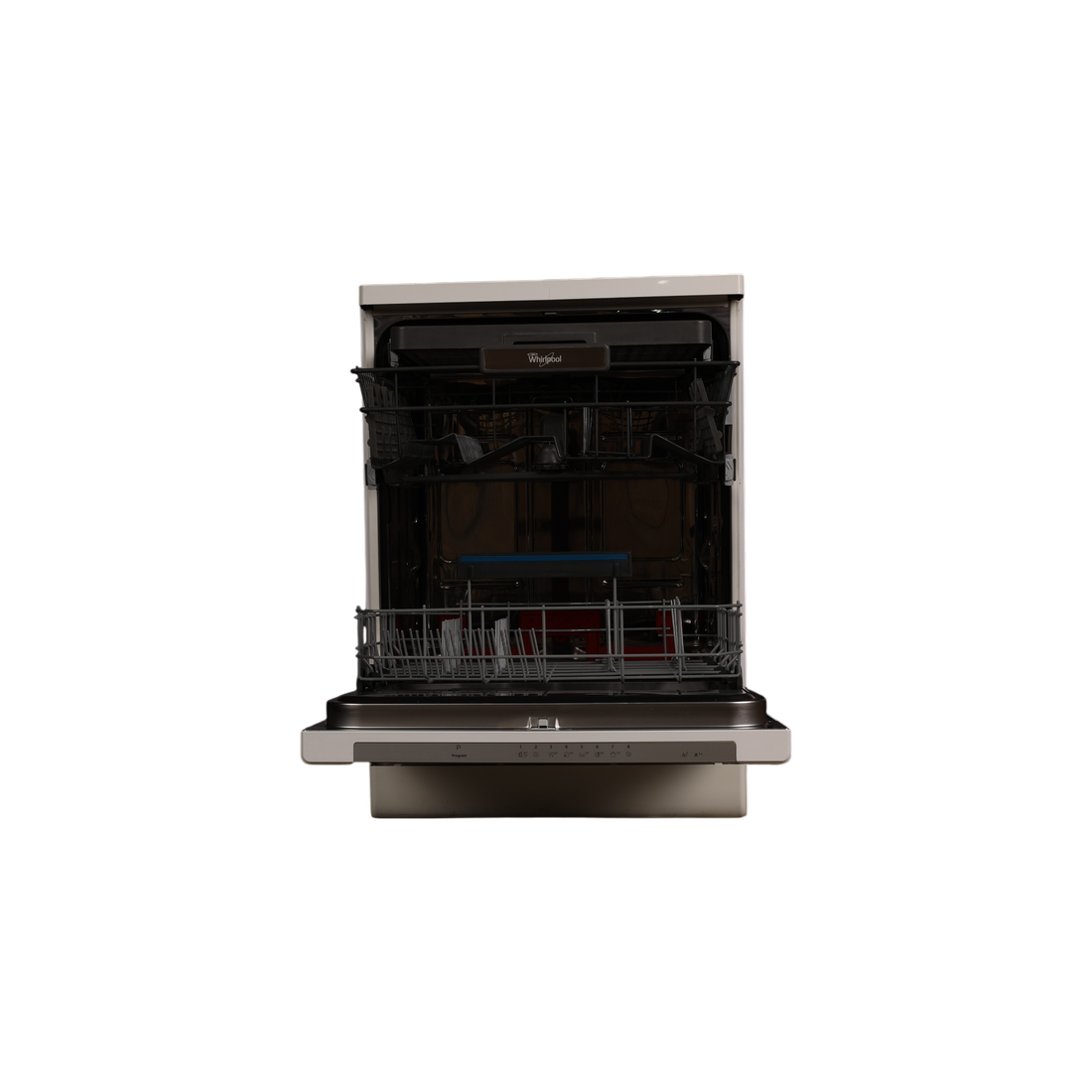 Lave-Vaisselle Pose Libre 13 Cvts Reconditionné WHIRLPOOL ADPL7698WH : vue de l'intérieur