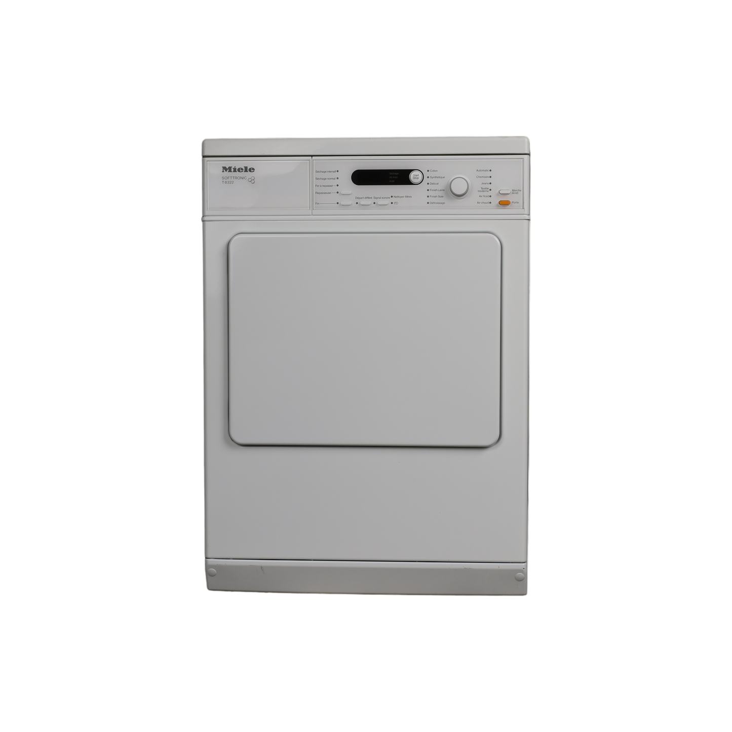 Seche-Linge Evacuation 6 kg Reconditionné MIELE T8322 : vue de face