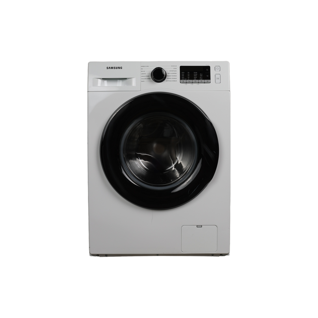 Lave-Linge Hublot 9 kg Reconditionné SAMSUNG WW90TA026AE : vue de face