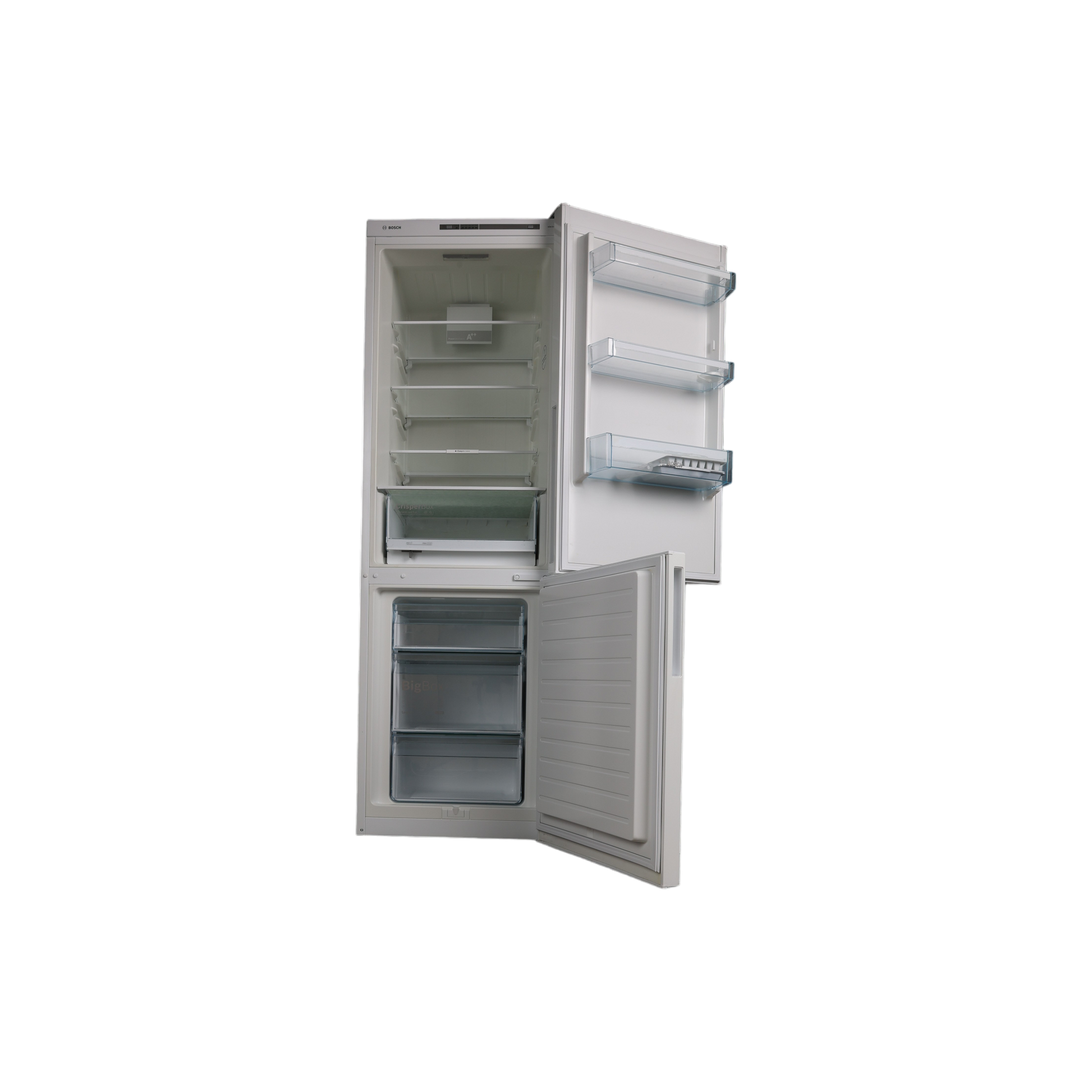 Réfrigérateur Avec Congélateur 309 L Reconditionné BOSCH KGV36VW32S : vue de l'intérieur