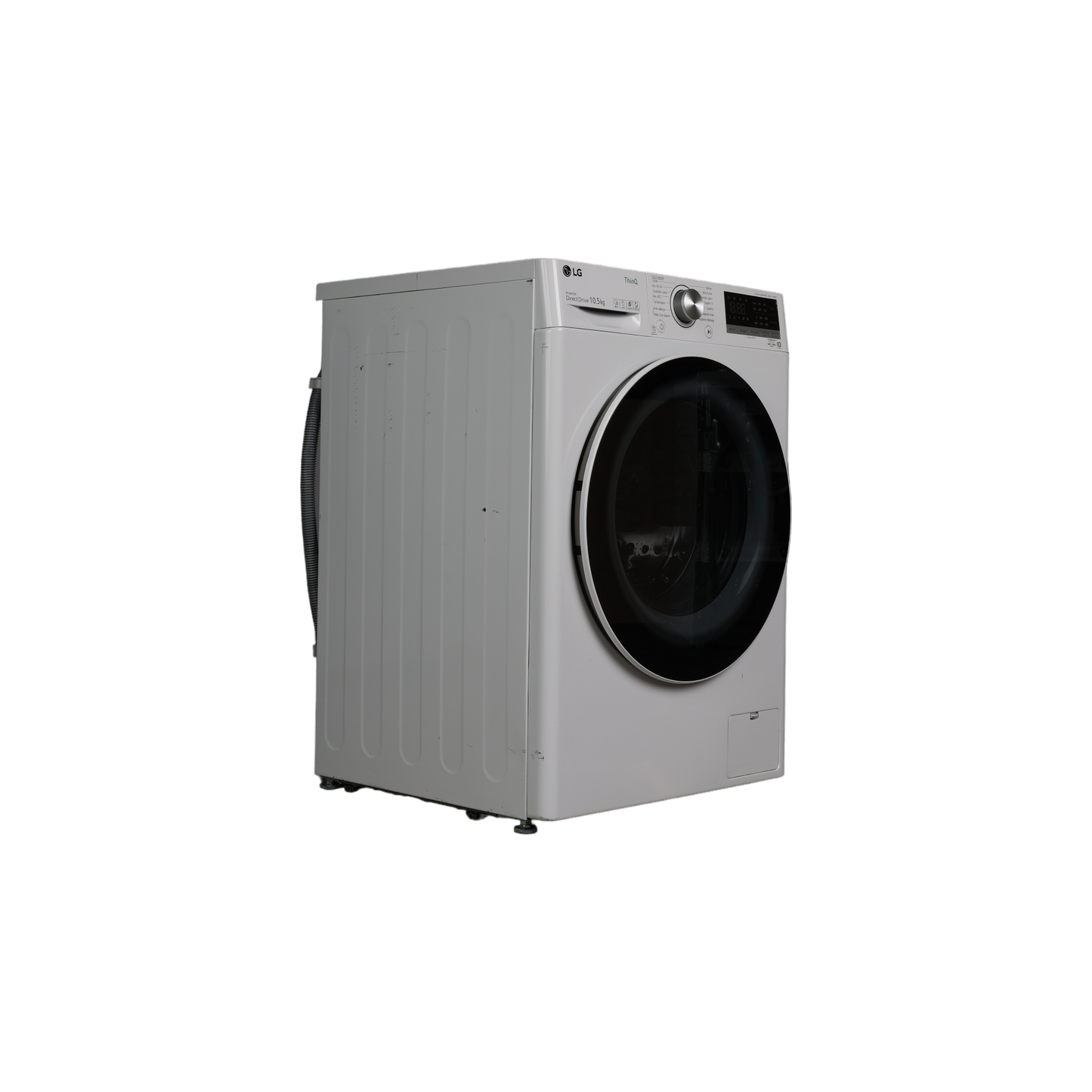 Lave-Linge Hublot 10.5 kg Reconditionné LG F14V40WHS : vue du côté gauche