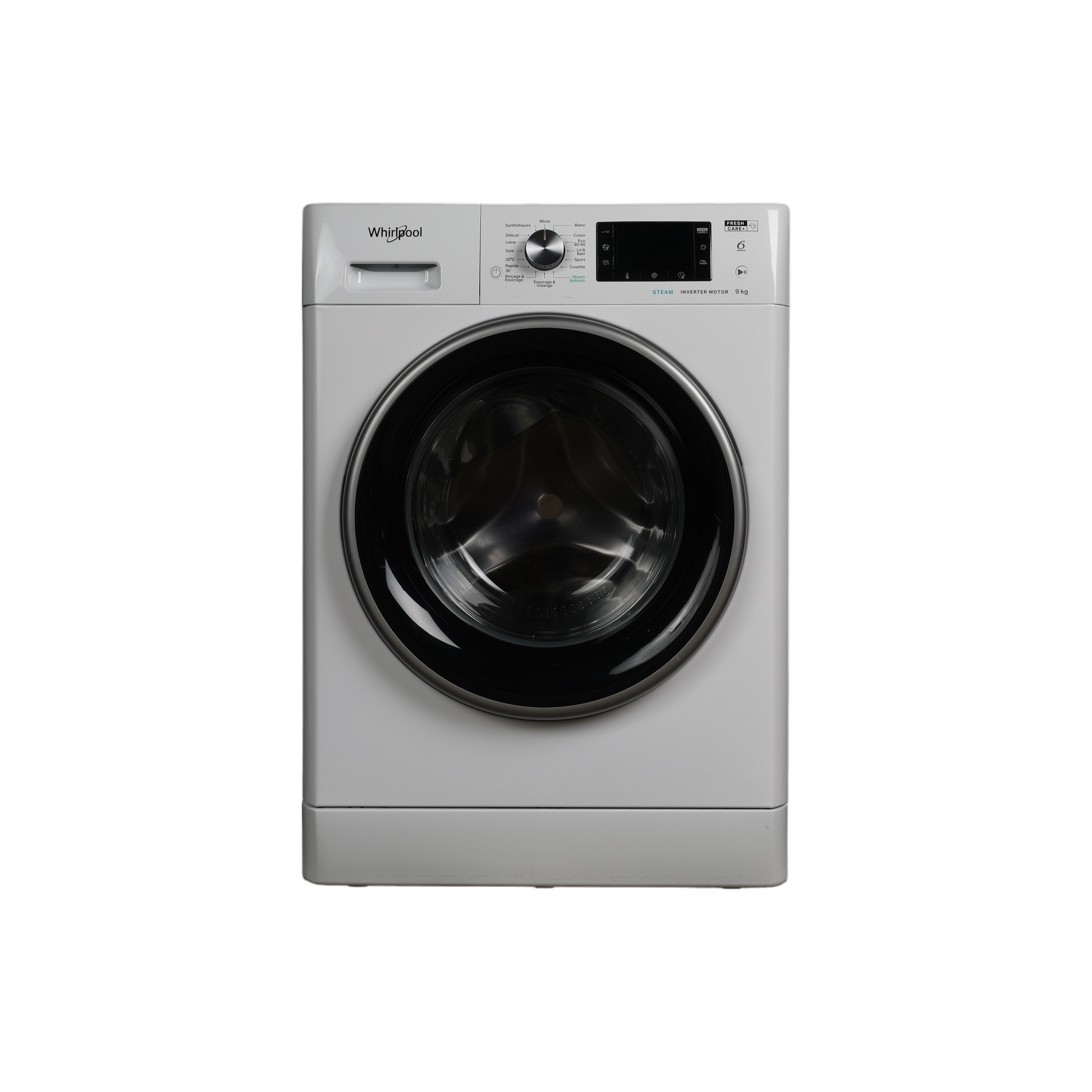 Lave-Linge Hublot 9 kg Reconditionné WHIRLPOOL FFDD9448BSVFR : vue de face