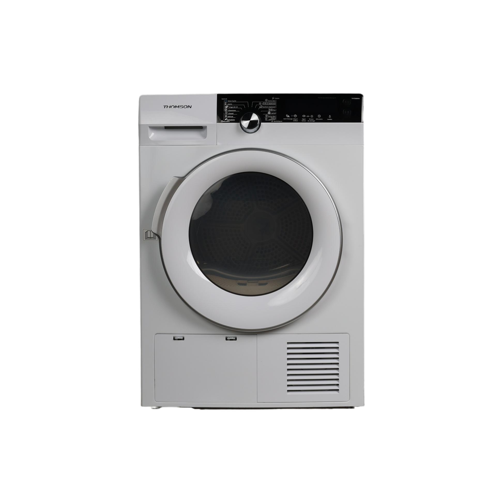 Seche-Linge Condensation 8 kg Reconditionné THOMSON THTD80WH : vue de face