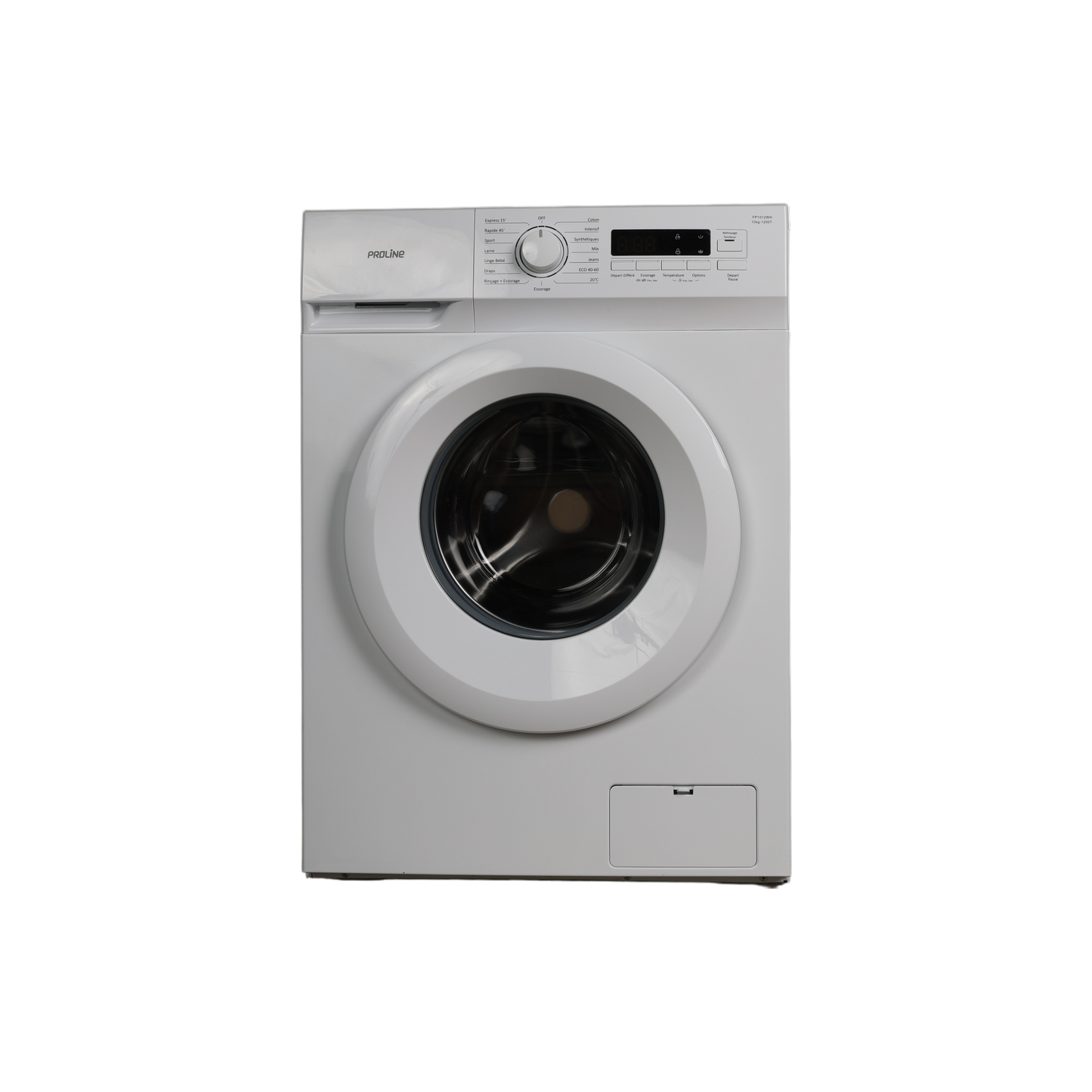 Lave-Linge Hublot 10 kg Reconditionné PROLINE FP1012WH : vue de face