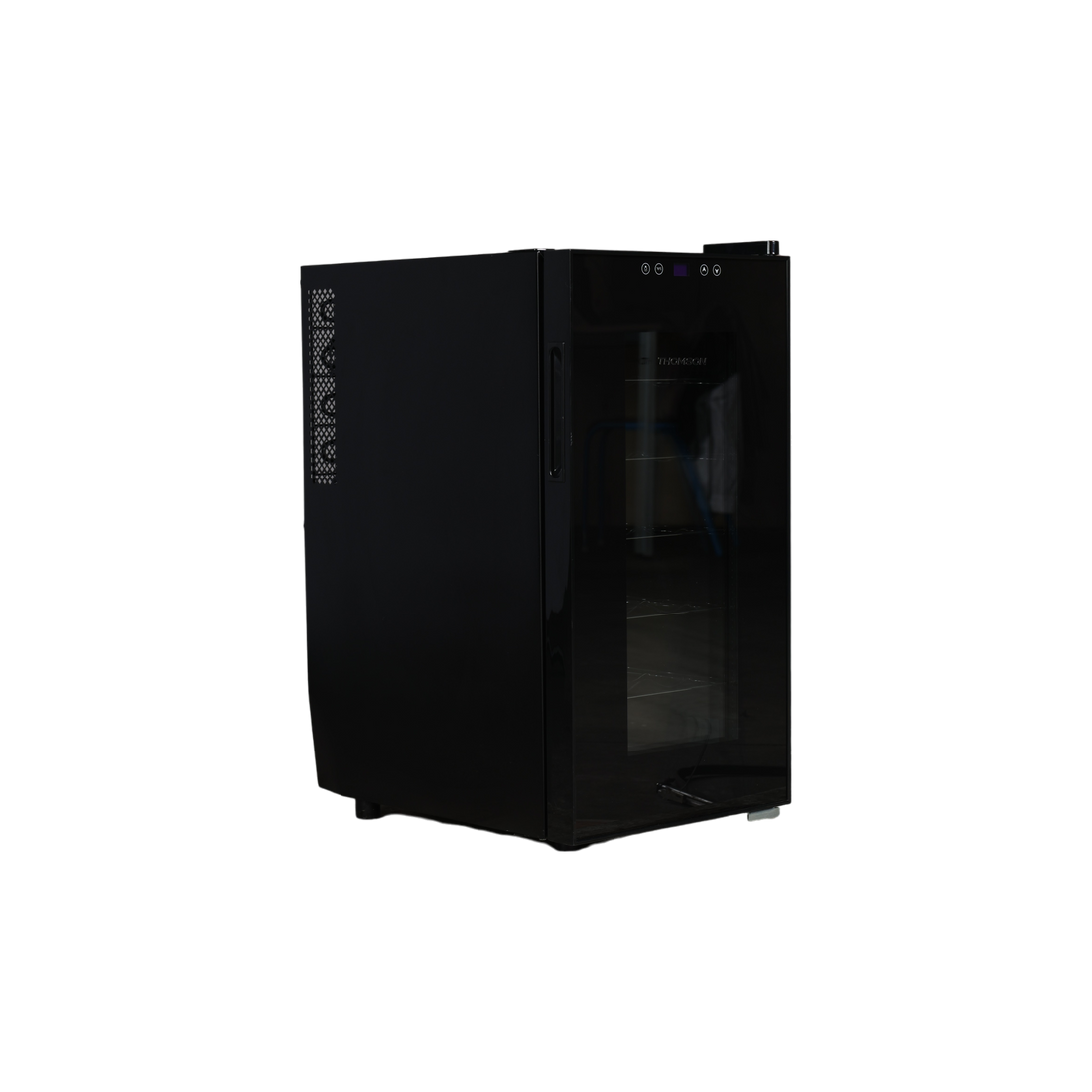 Cave À Vin De Conservation 18 Bouteilles Reconditionné THOMSON MILLESIME 18 : vue du côté gauche