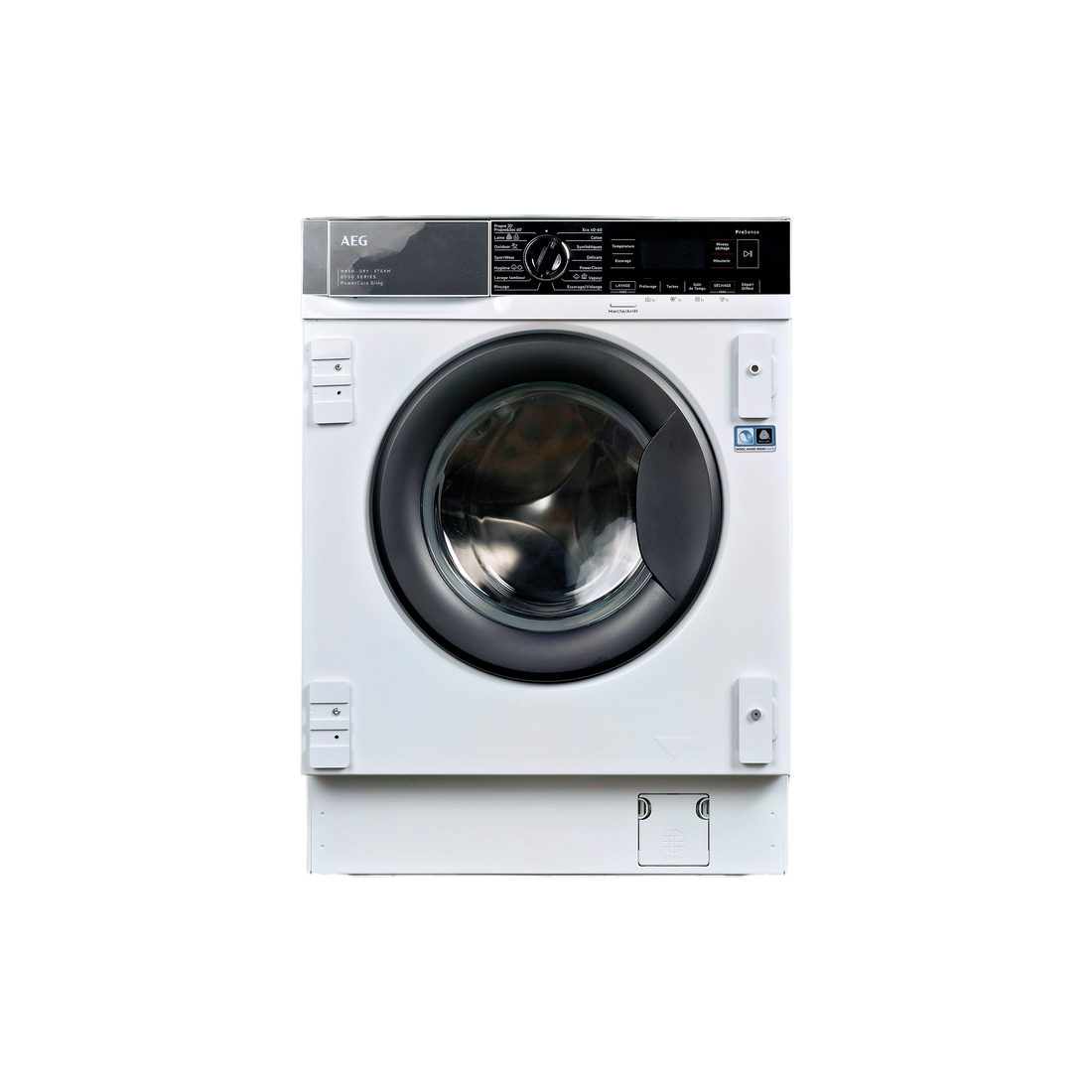 Lave-Linge Sechant 8 kg Reconditionné AEG LWG88416BI : vue de face