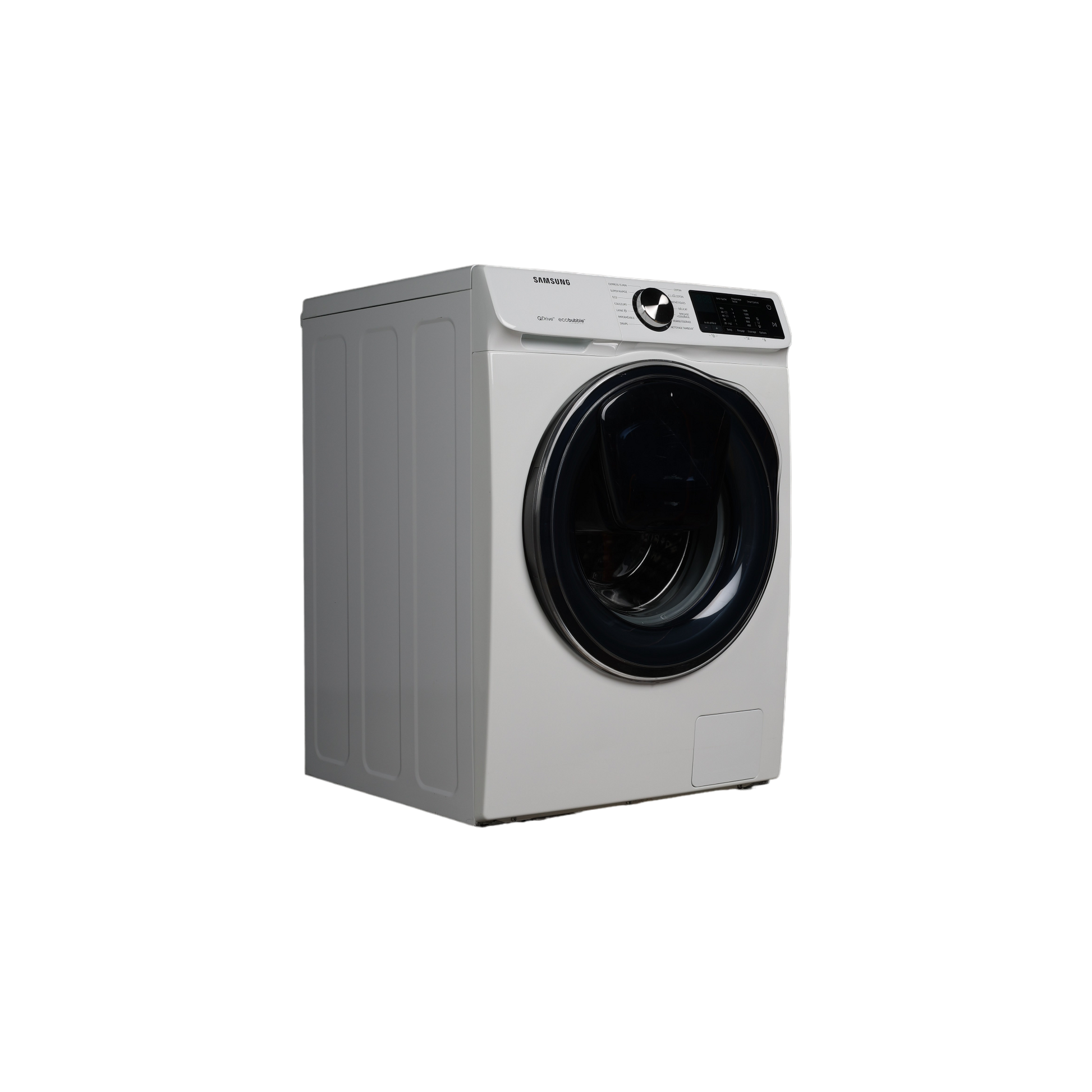 Lave-Linge Hublot 9 kg Reconditionné SAMSUNG WW90M645OPW : vue du côté gauche